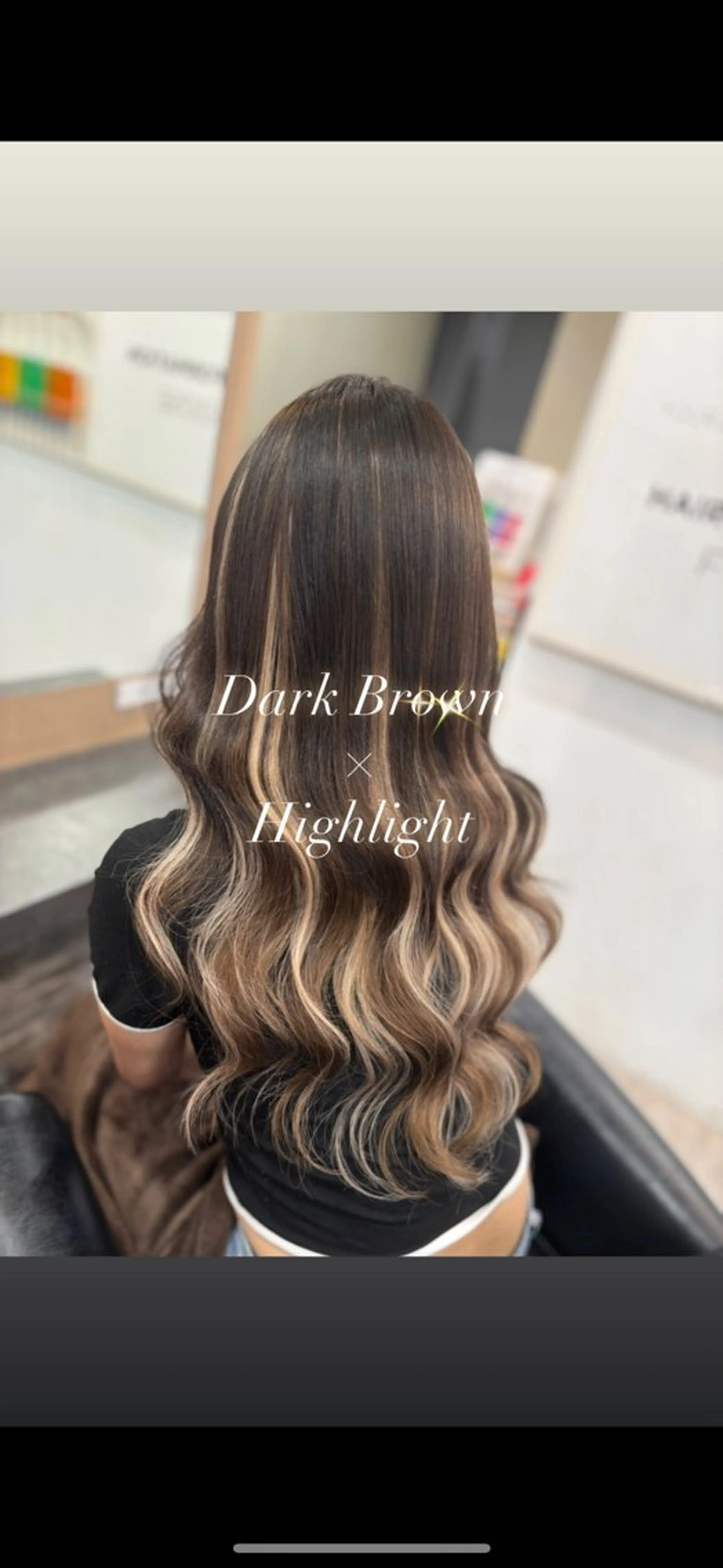 ロング カラー ブリーチ ブラウンカラー ダークブラウン デザインカラー ハイライトカラー ヘアカラー エクステ 横浜/エクステ特化× 艶カラー/あいかのヘアスタイル