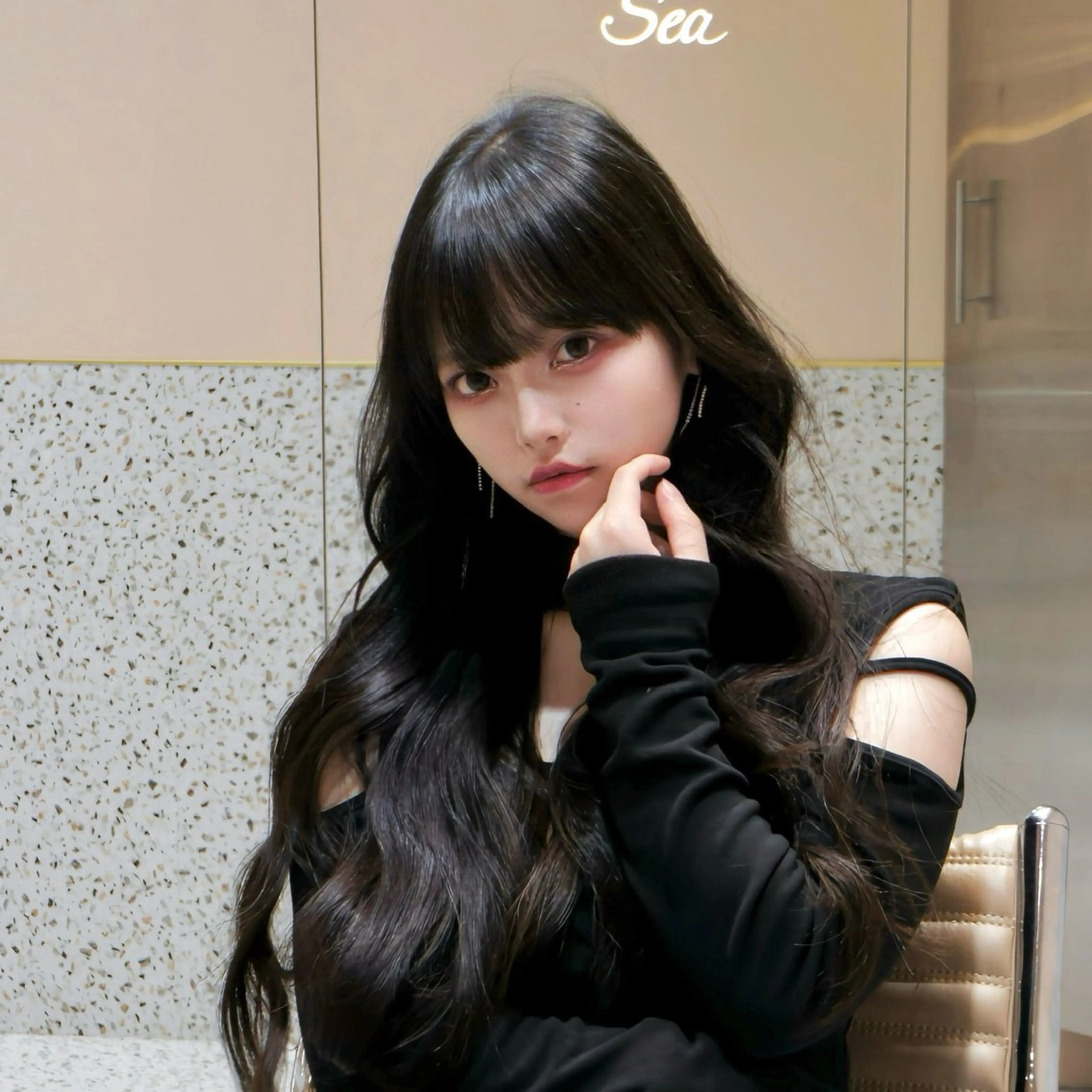 ロング 縮毛矯正 新宿/美髪矯正/ 透明感カラー/たくのヘアスタイル