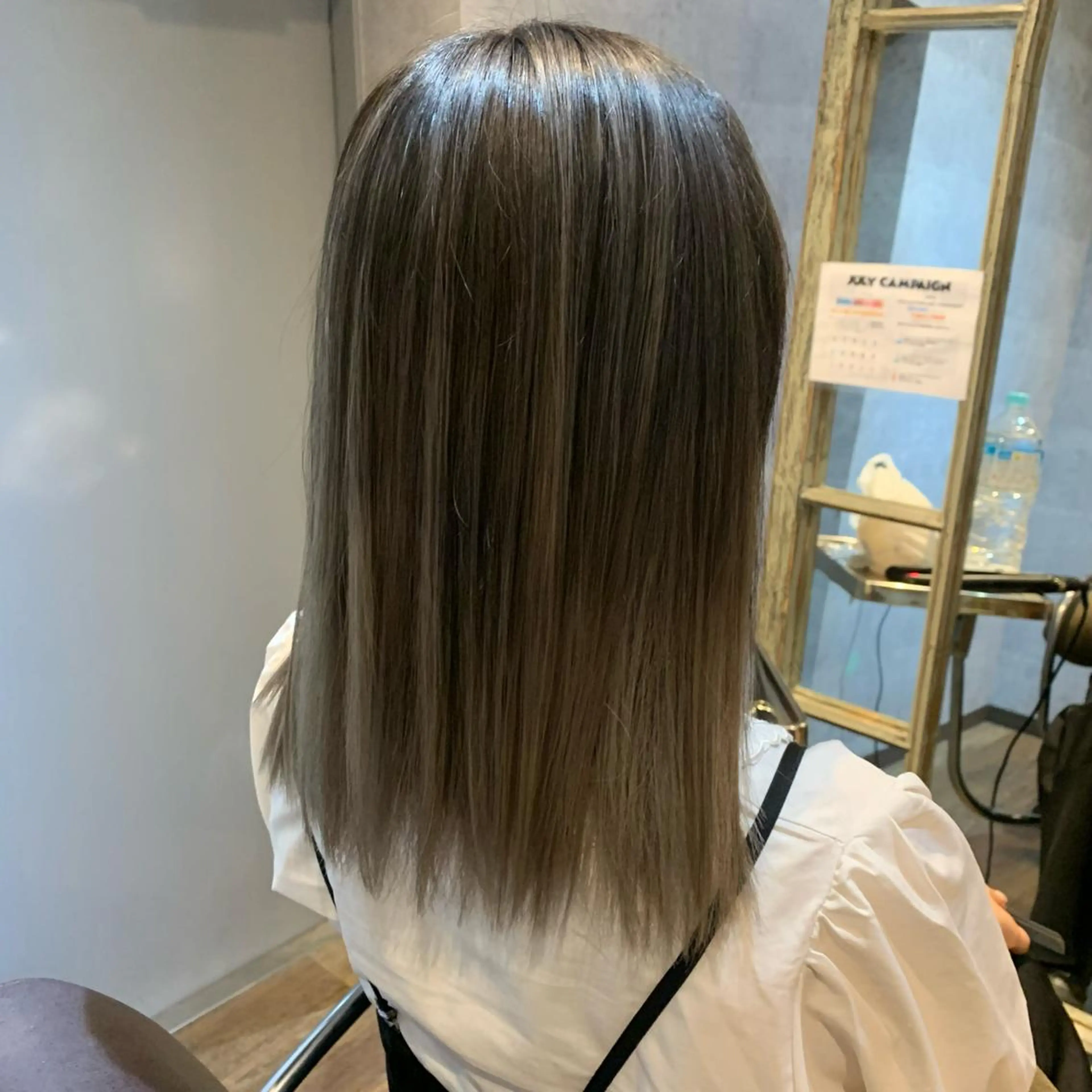 セミロング カラー 🎈髪質改善カラー 縮毛矯正/河野🎈のヘアスタイル