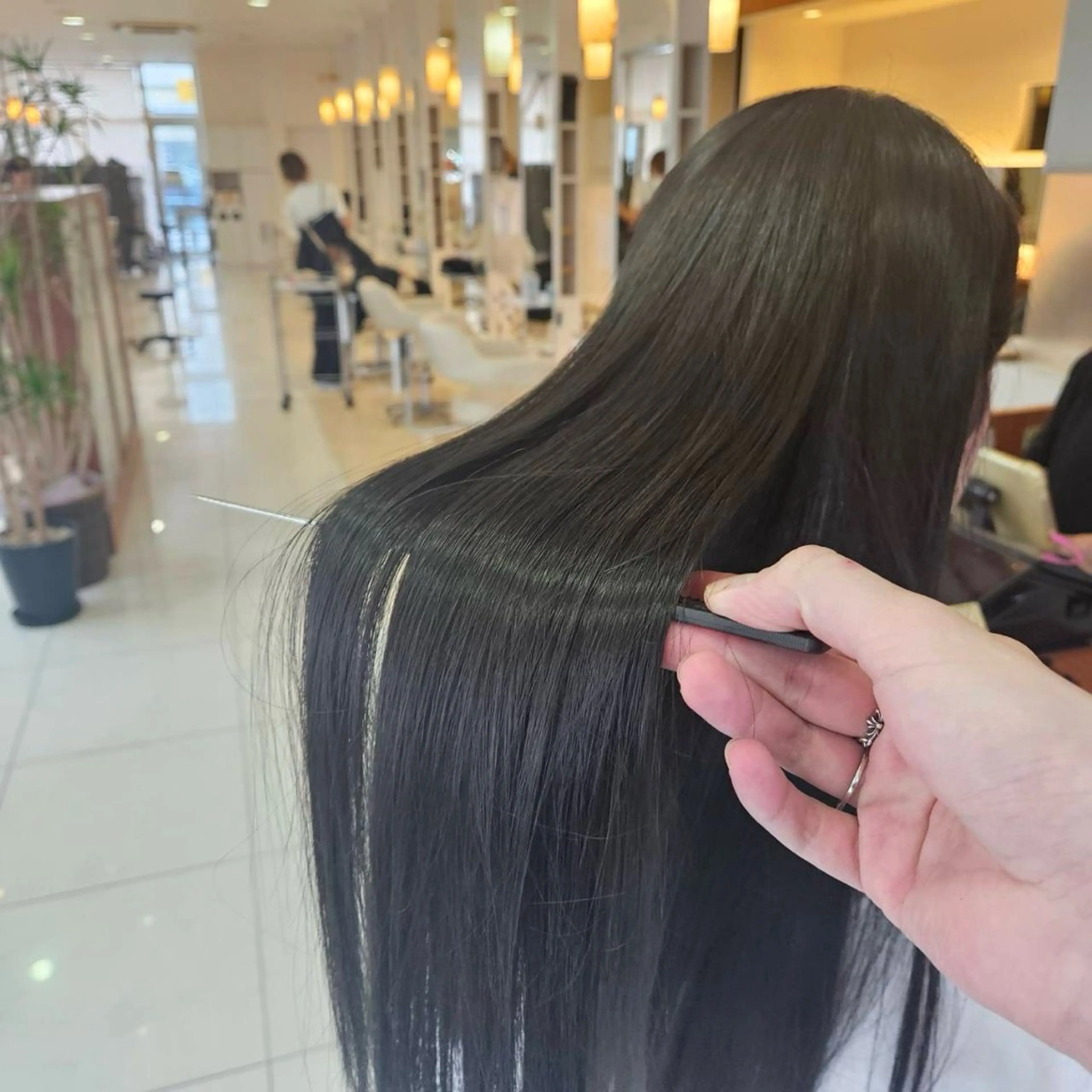 ロング 縮毛矯正 🎈カラーエステ 🎈通事  啓人のヘアスタイル