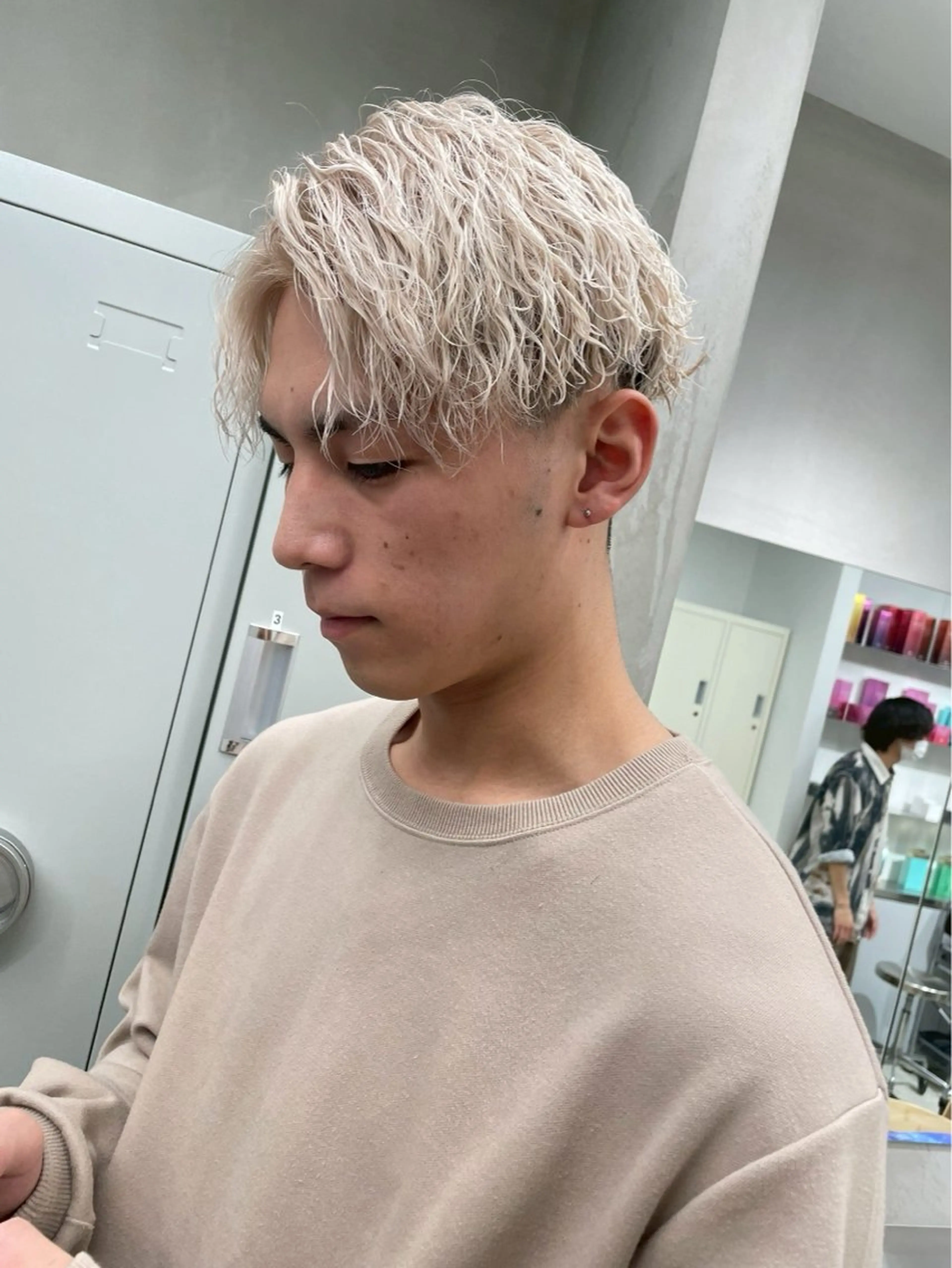 ショート カラー メンズ 名古屋メンズパーマ /松井生のヘアスタイル