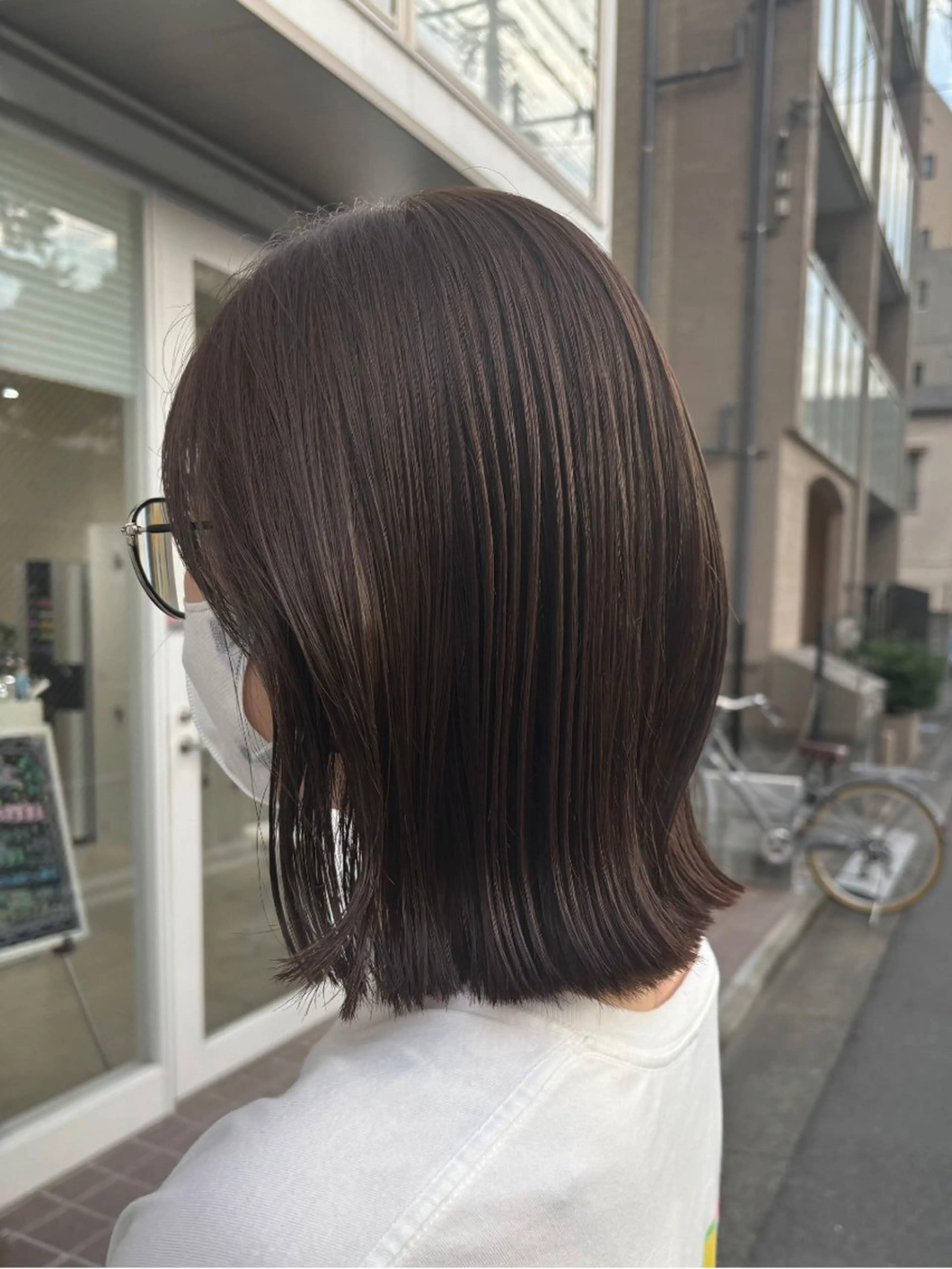 ミディアム カラー カット ヘアカラー トリートメント 川崎のカラー職人🥣 kentaのヘアスタイル