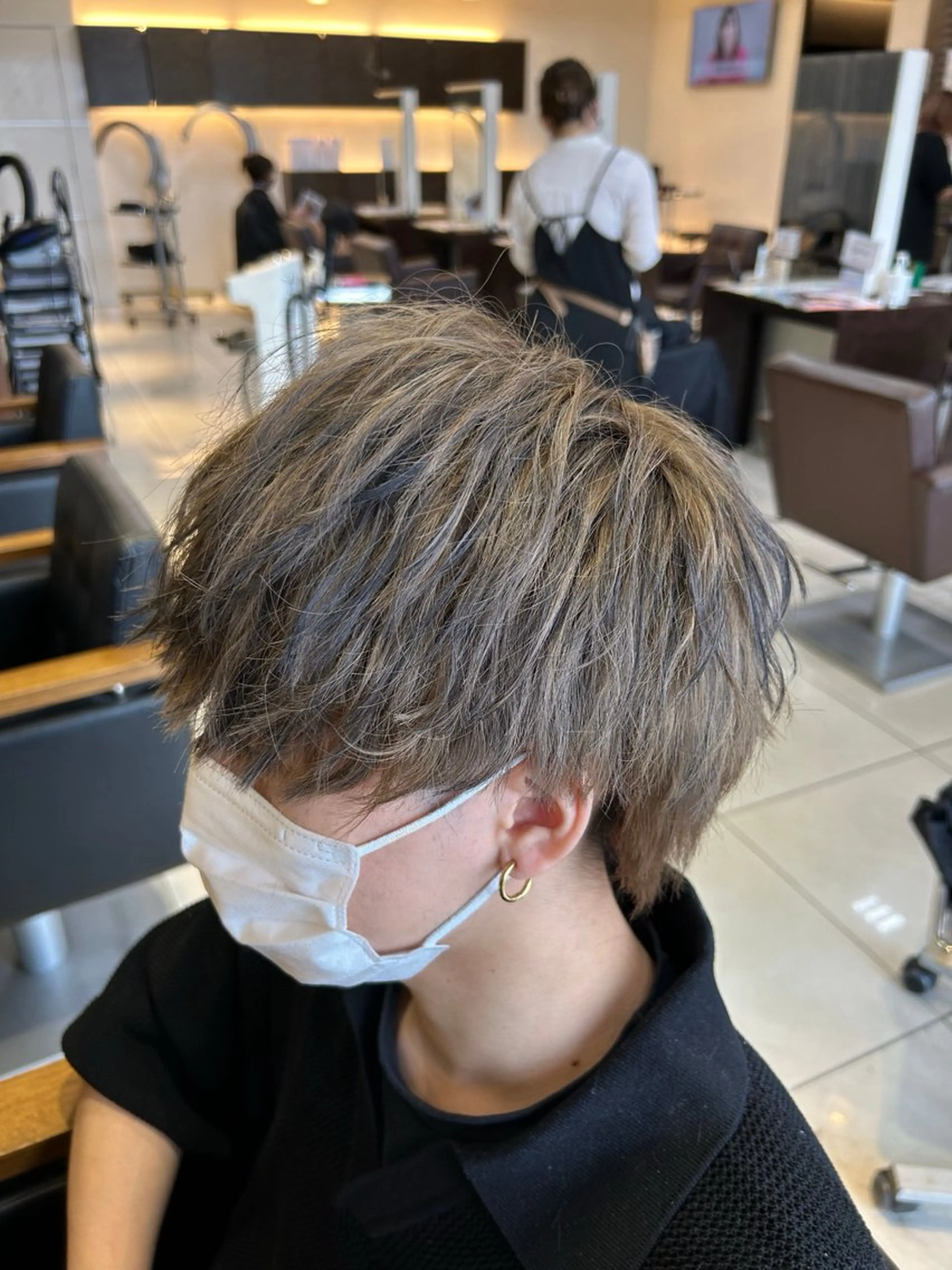 カラー メンズ 草薙メンズ縮毛矯正 💫緒方美柚のヘアスタイル