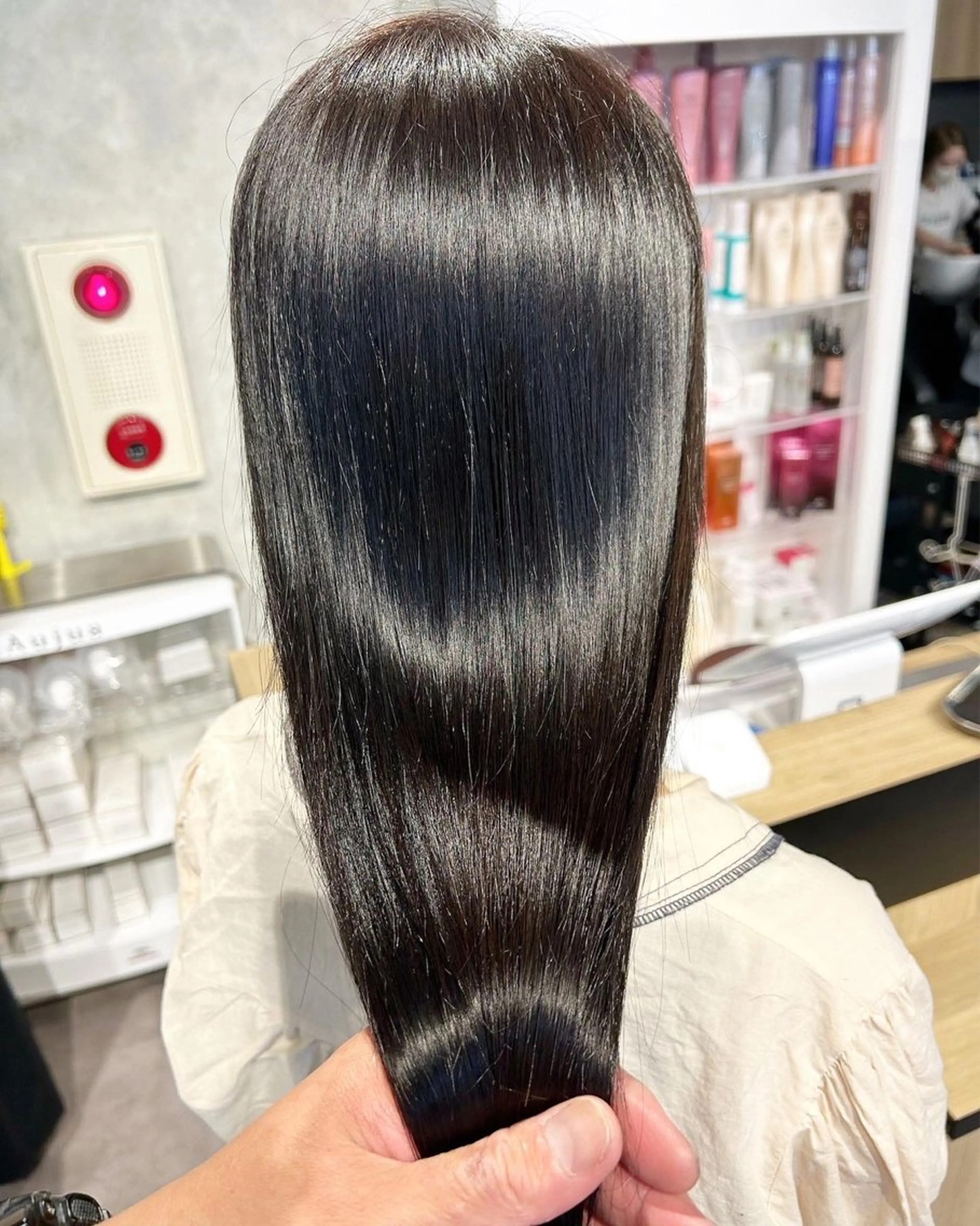 ロング ヘアカラー 縮毛矯正 💎髪質改善専門 jewel boxのヘアスタイル