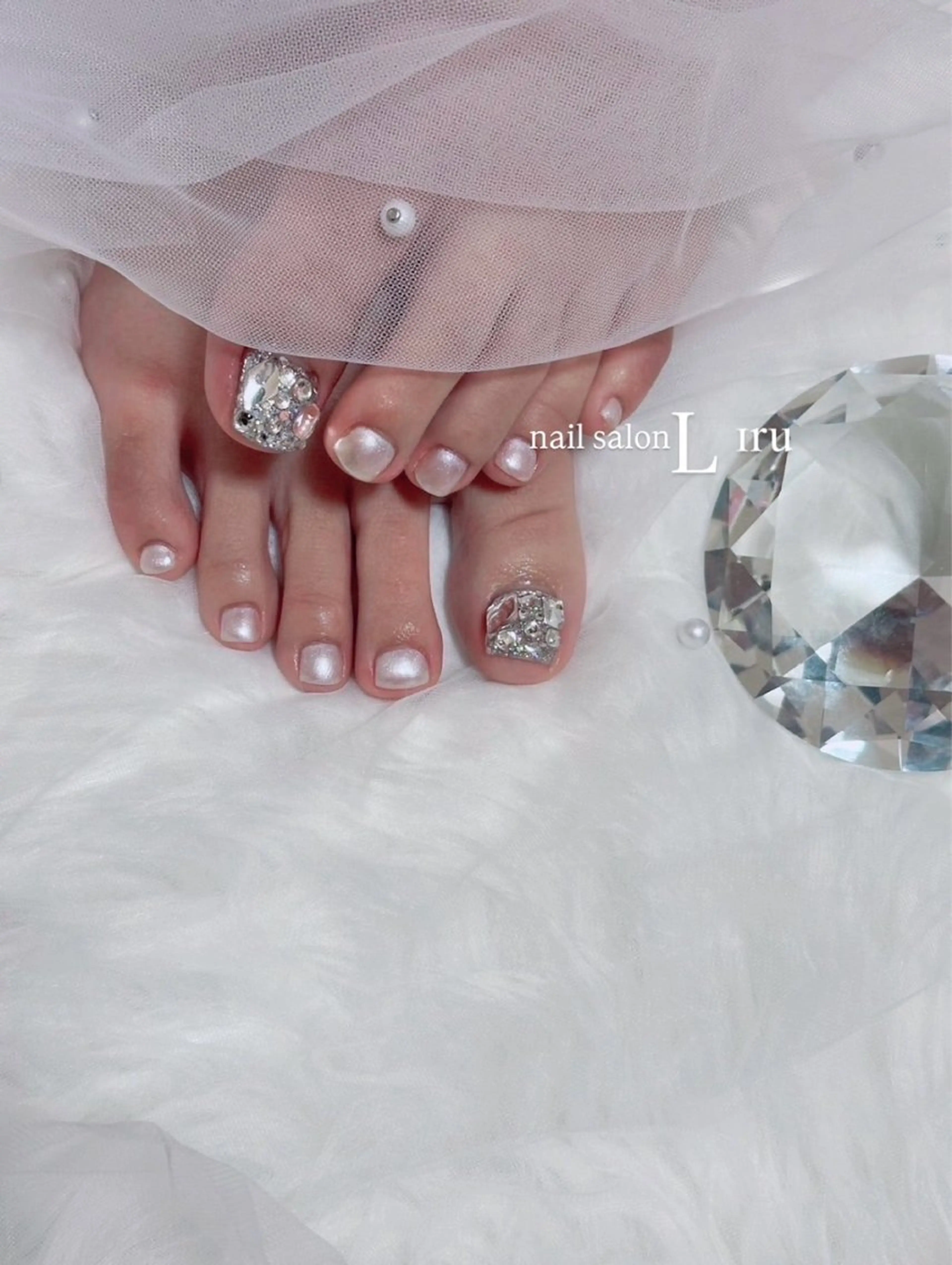 フットネイル(デザイン.オフ.フットバス込み)の写真