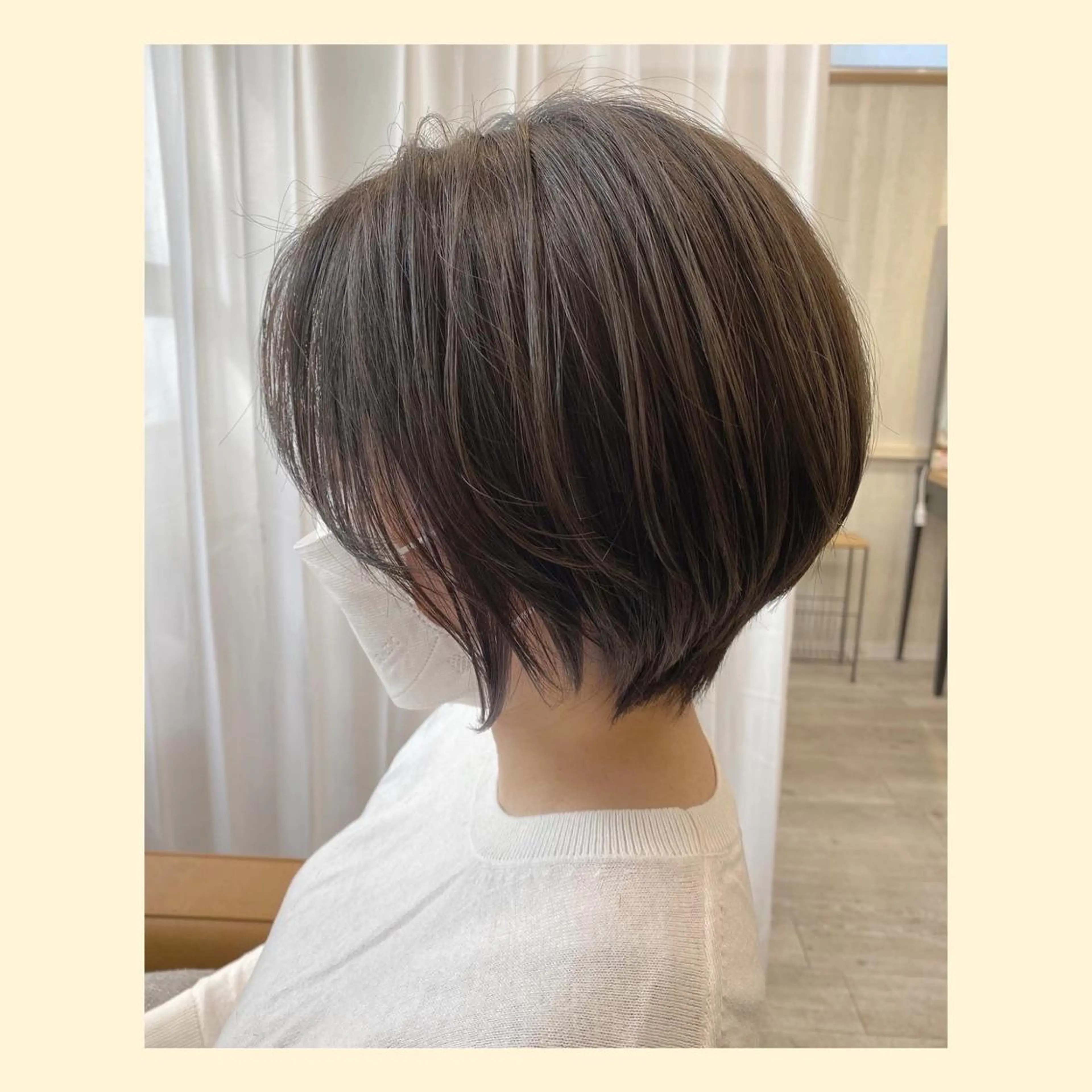 ショート カラー カット ヘアカラー トリートメント 🌈ショート/レイヤ ーカット/中村崇宏のヘアスタイル