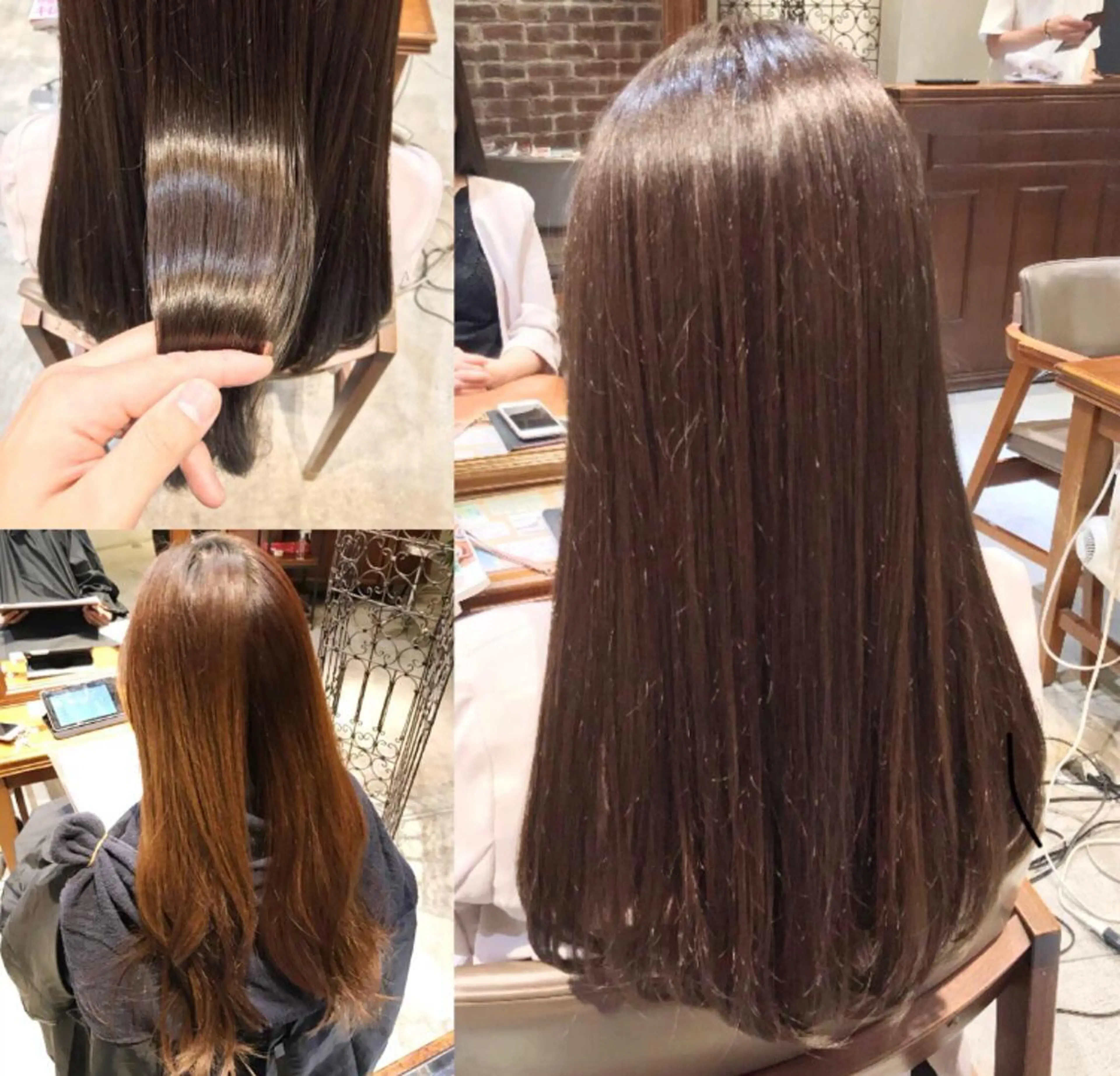 ロング カラー ヘアアレンジ アッシュ アッシュブラウン ブラウンカラー ヘアカラー トリートメント ヘッドスパ 小林 佳祐のヘアスタイル