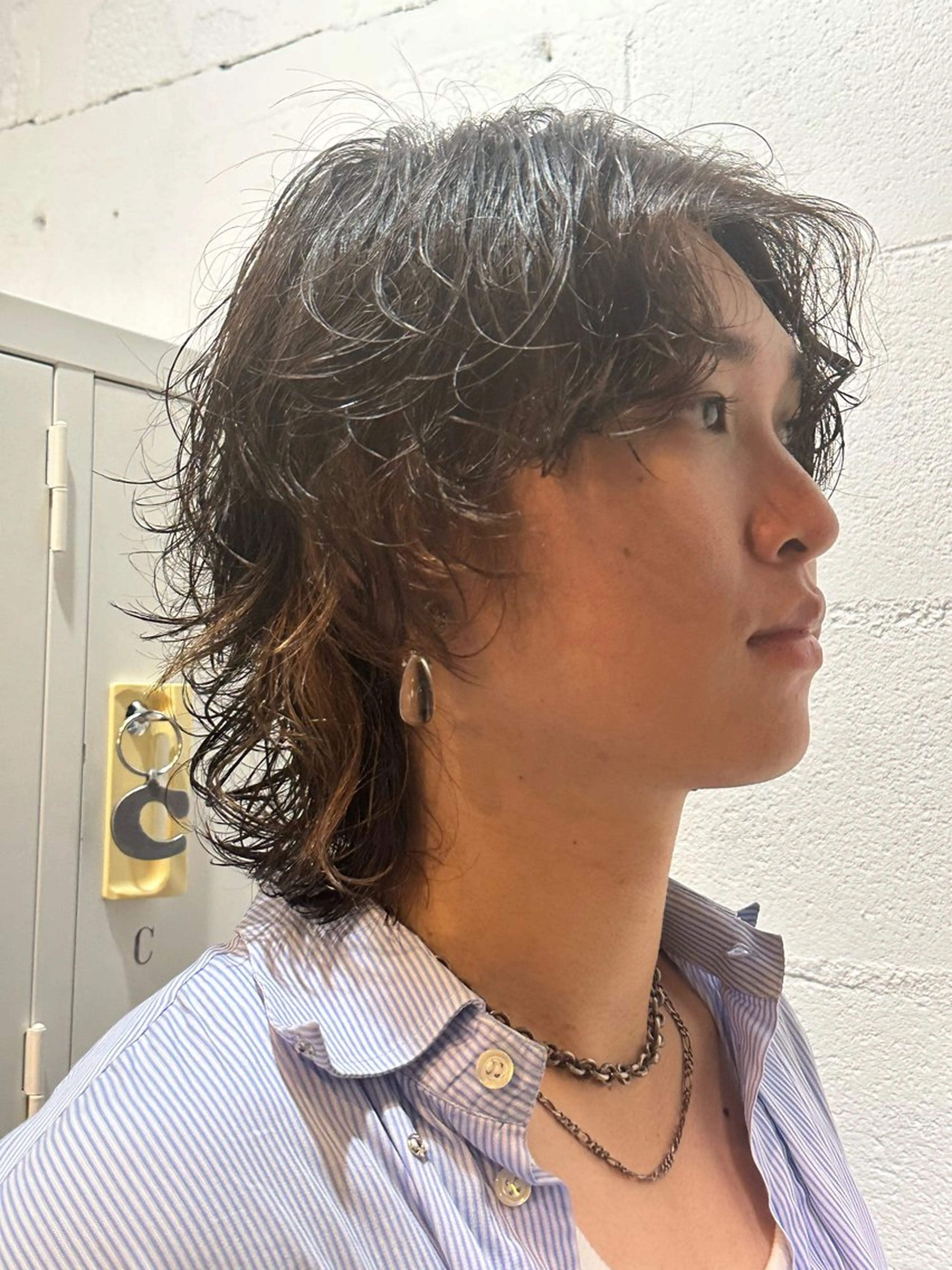 ミディアム ミディアムパーマ ウルフカット 髪質改善🌈 tomomiのヘアスタイル