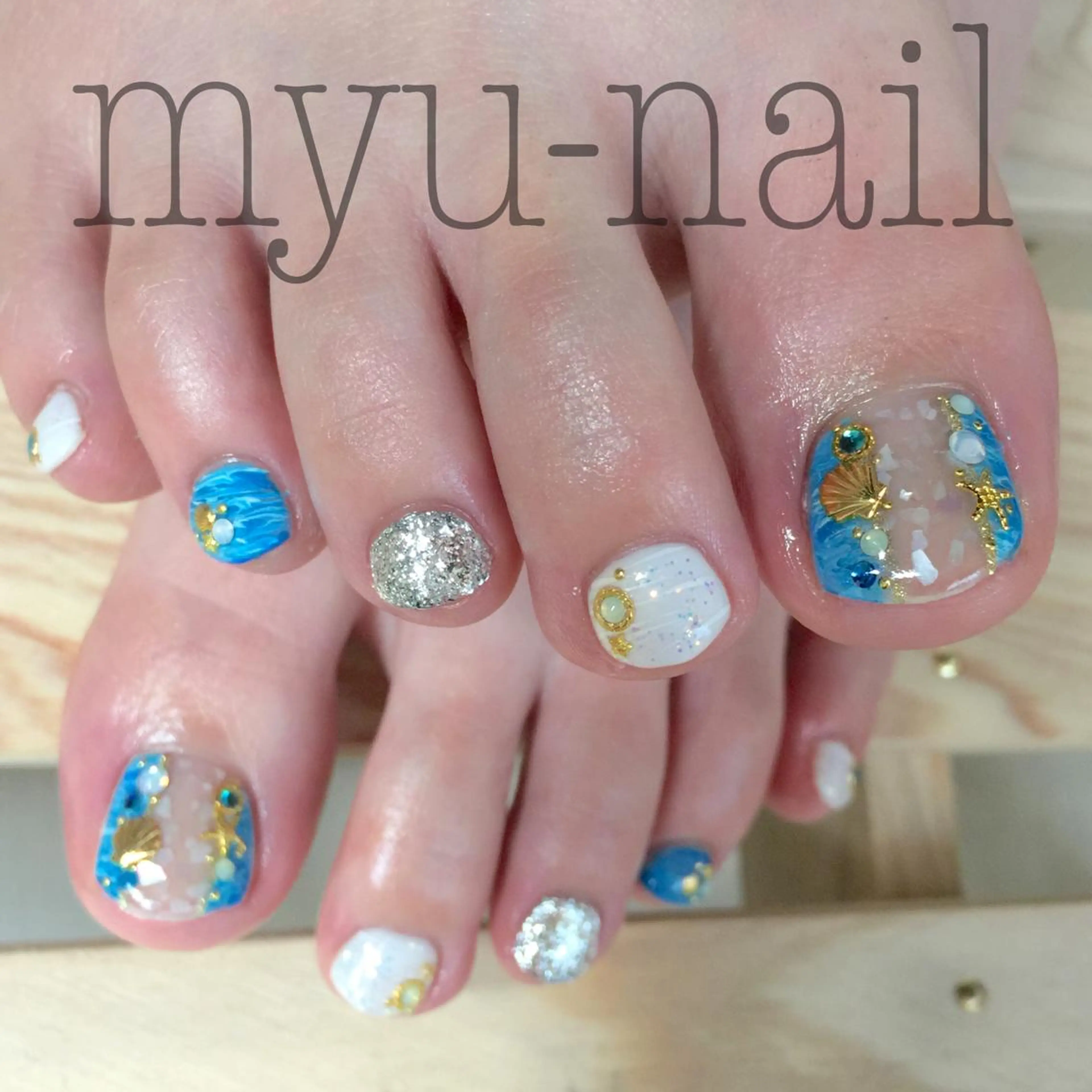 ネイル フットネイル ホームサロン myu-nailのネイルデザイン