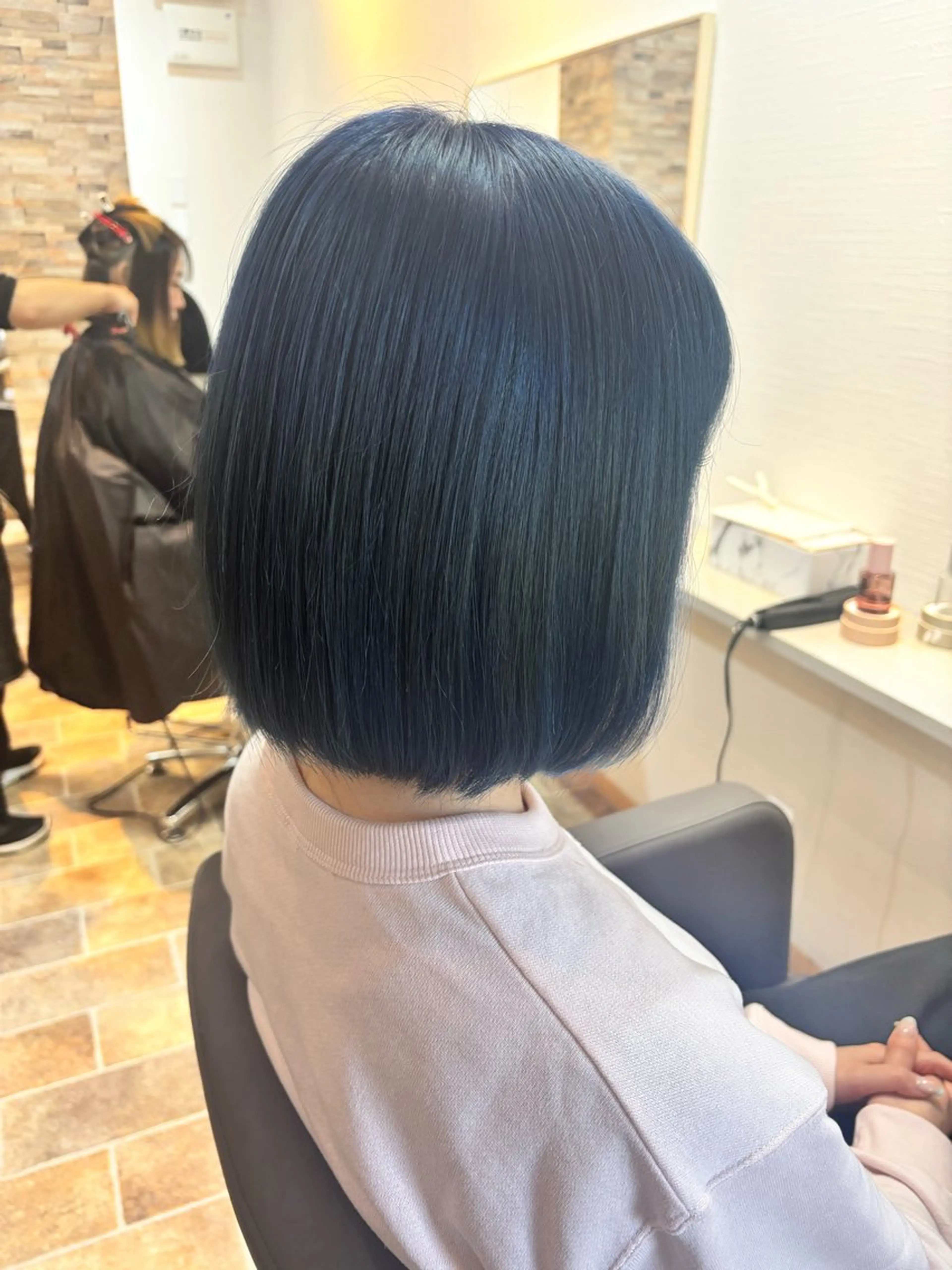 ショート カラー ヘアカラー&縮毛矯正 STAR☆RIVERのヘアスタイル