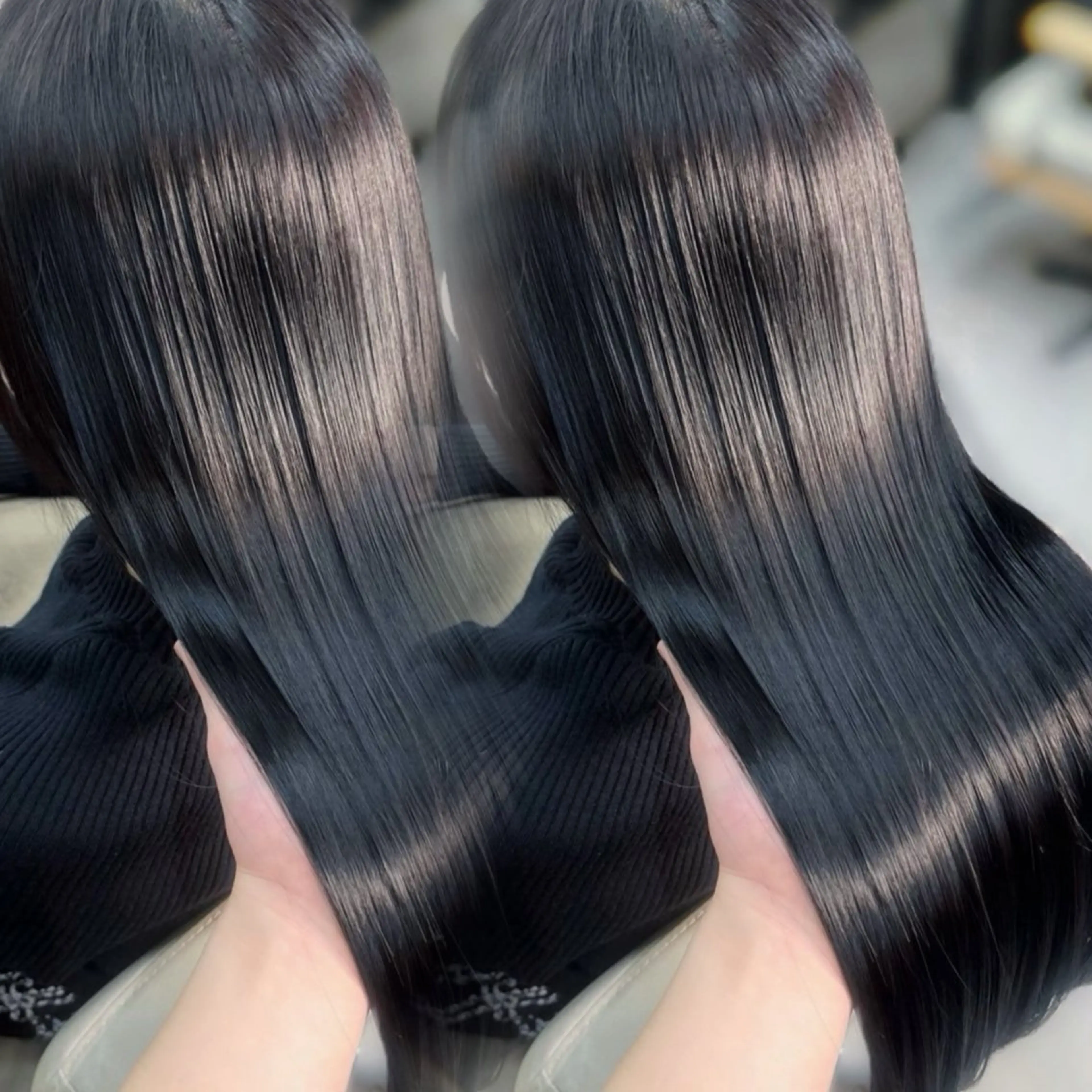 【⚠️本日限定ご新規限定価格⚠️】朝の支度がラクになる｜髪質改善シルクストレート🪶（カットと縮毛矯正のセットメニュー）の写真