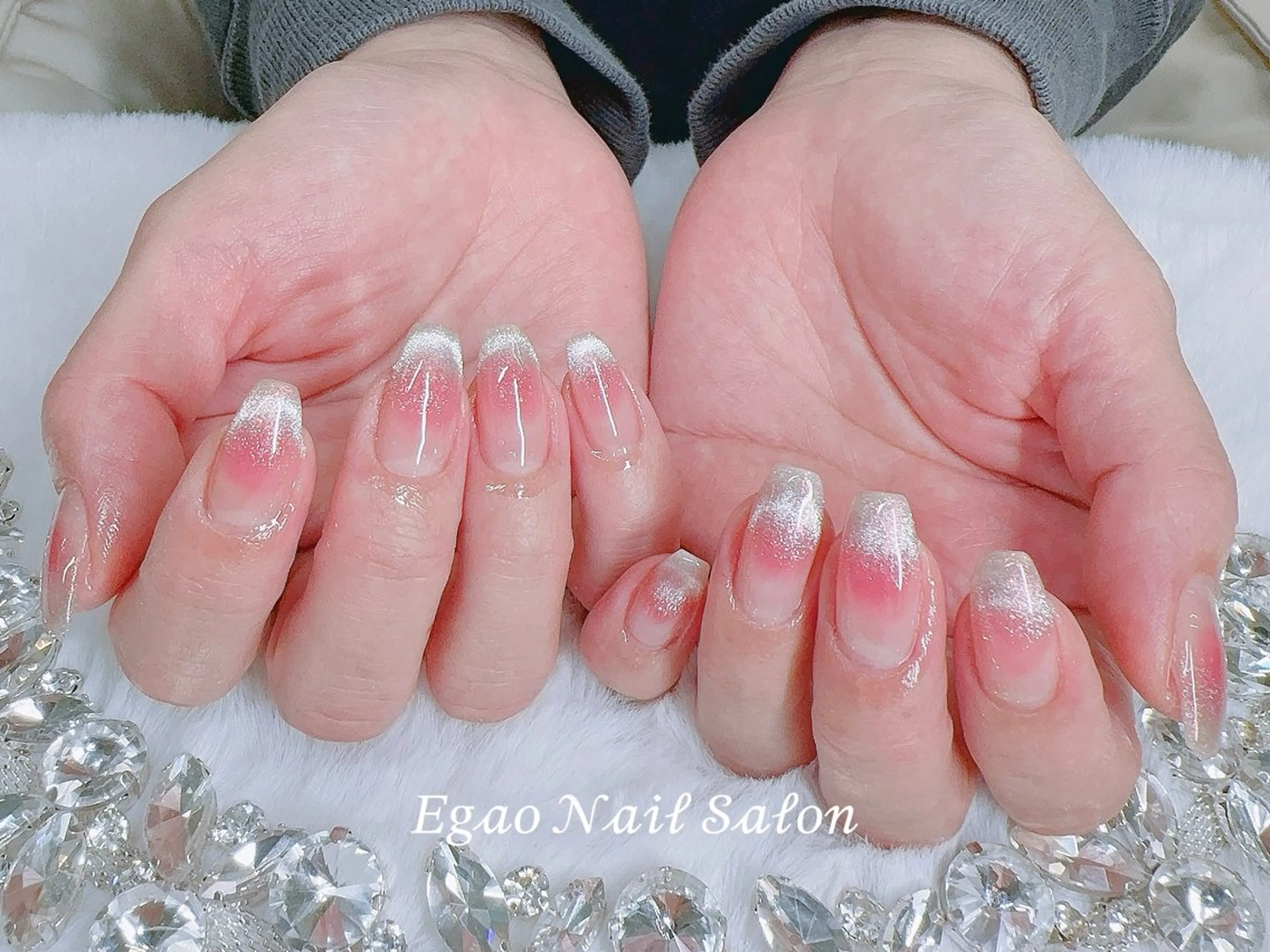 ネイル アートネイル フットネイル フレンチネイル ジェルネイル グラデーション ハンドネイル Egao Nail錦糸町店のネイルデザイン