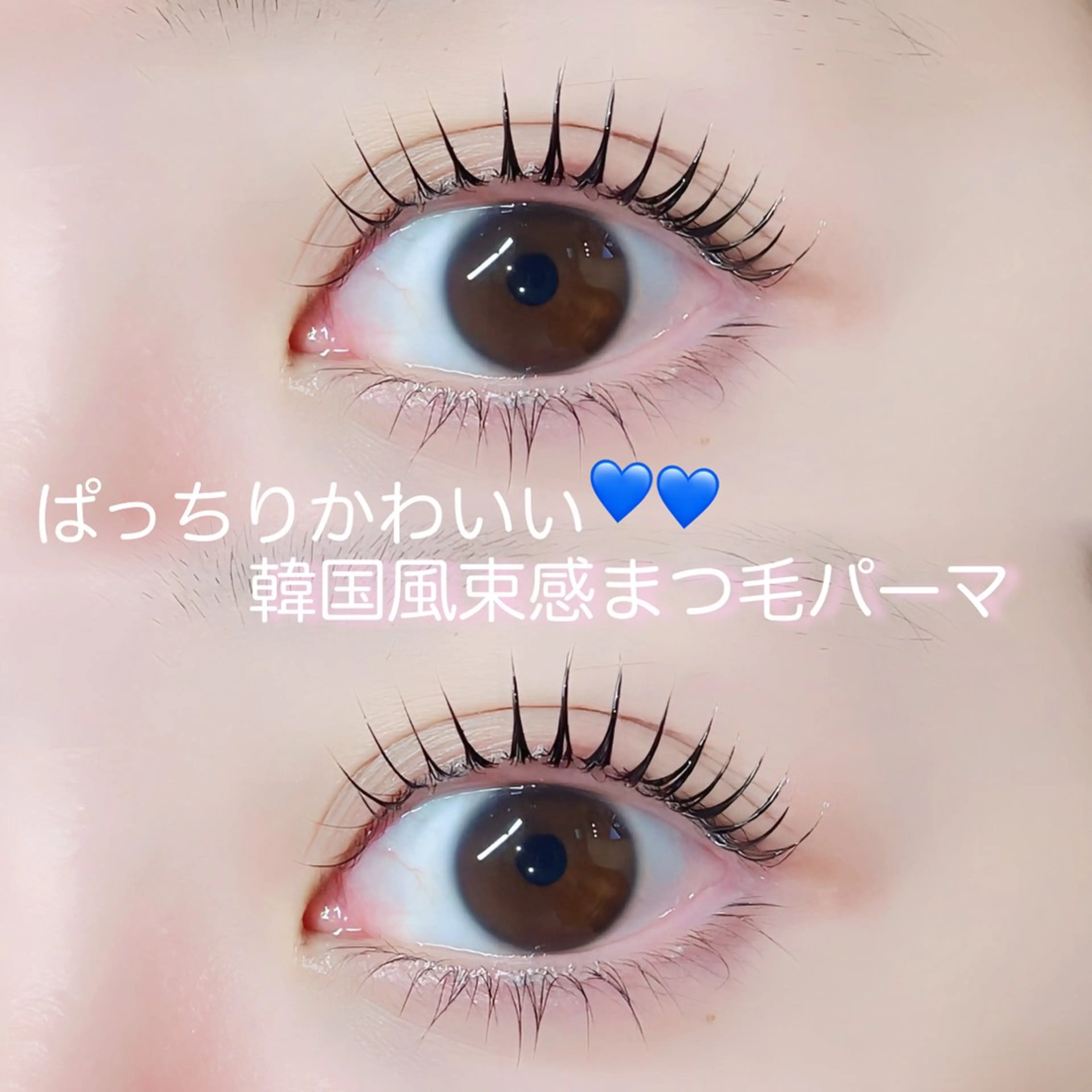 マツエク・マツパ 束感まつ毛 パリジェンヌラッシュリフト まつげパーマ 下まつげエクステ 一重×まつ毛パーマ rei /meme まつパ アイブロウのマツエク・マツパデザイン