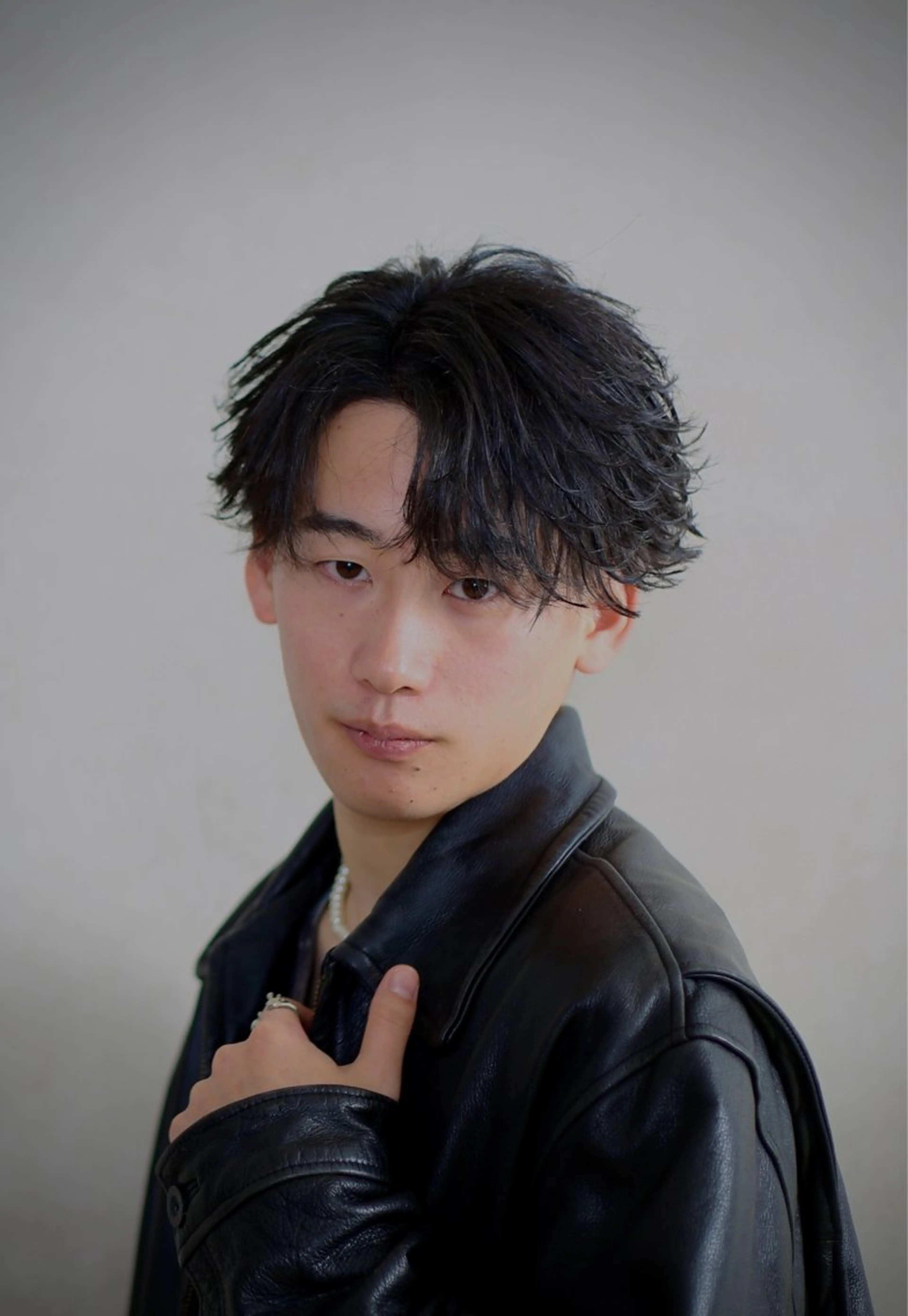 メンズカット&フェザーパーマの写真