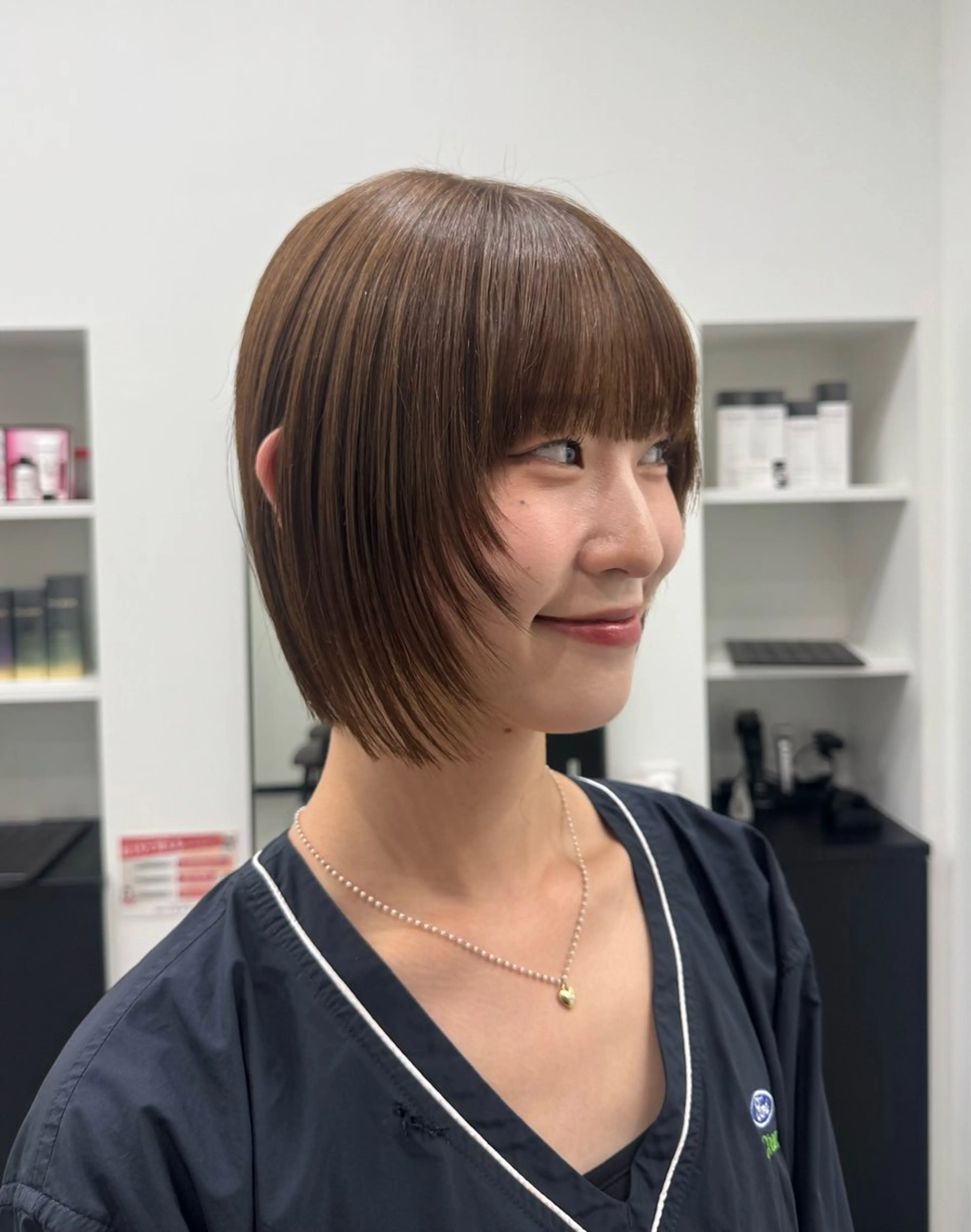 ショート 𝘀𝗮𝗲 ⑅*/ 艶髪/ショートボブのヘアスタイル
