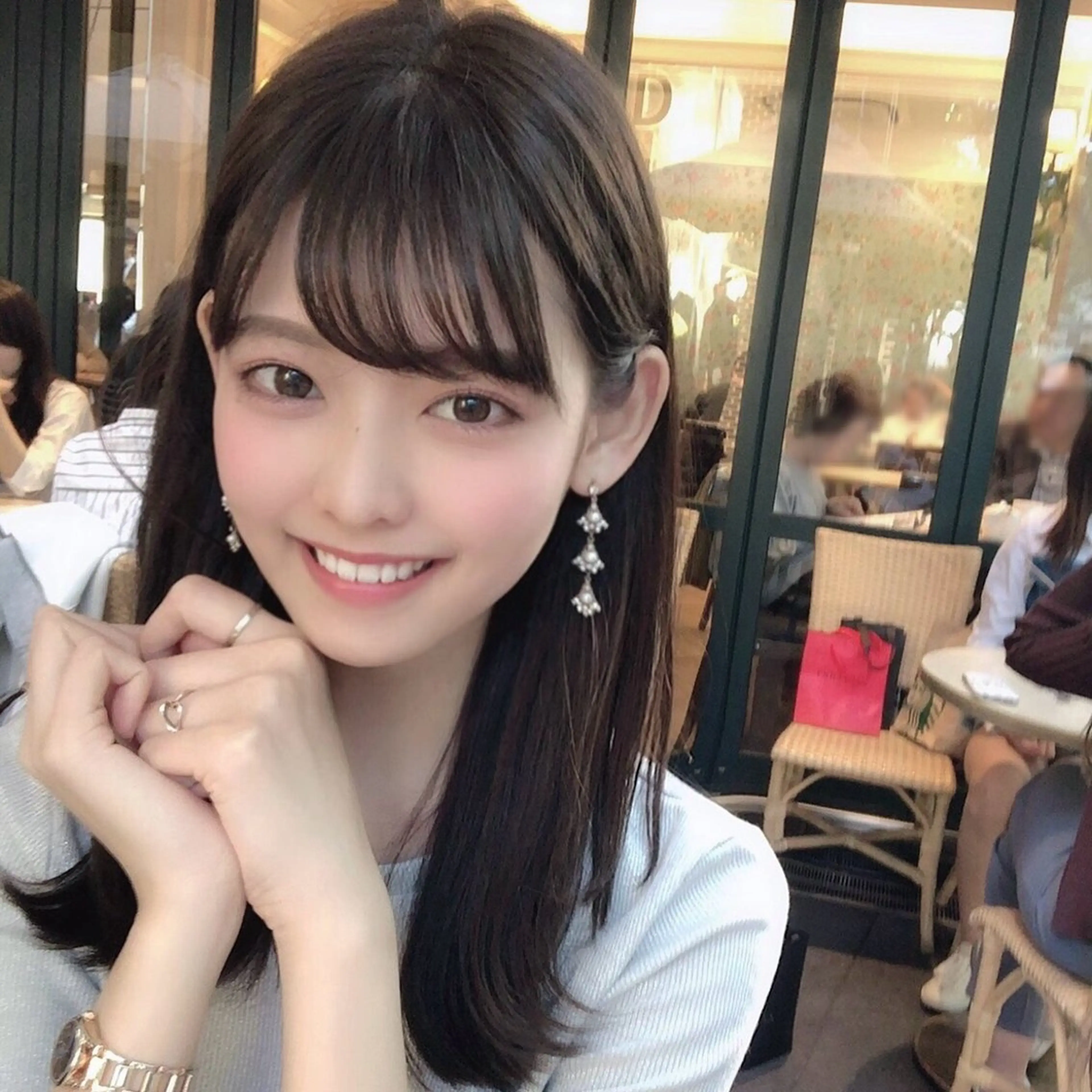 セミロング セミロングパーマ ハイライト 髪質改善 レイヤーカット ショート職人 美容師【KENTA】のヘアスタイル