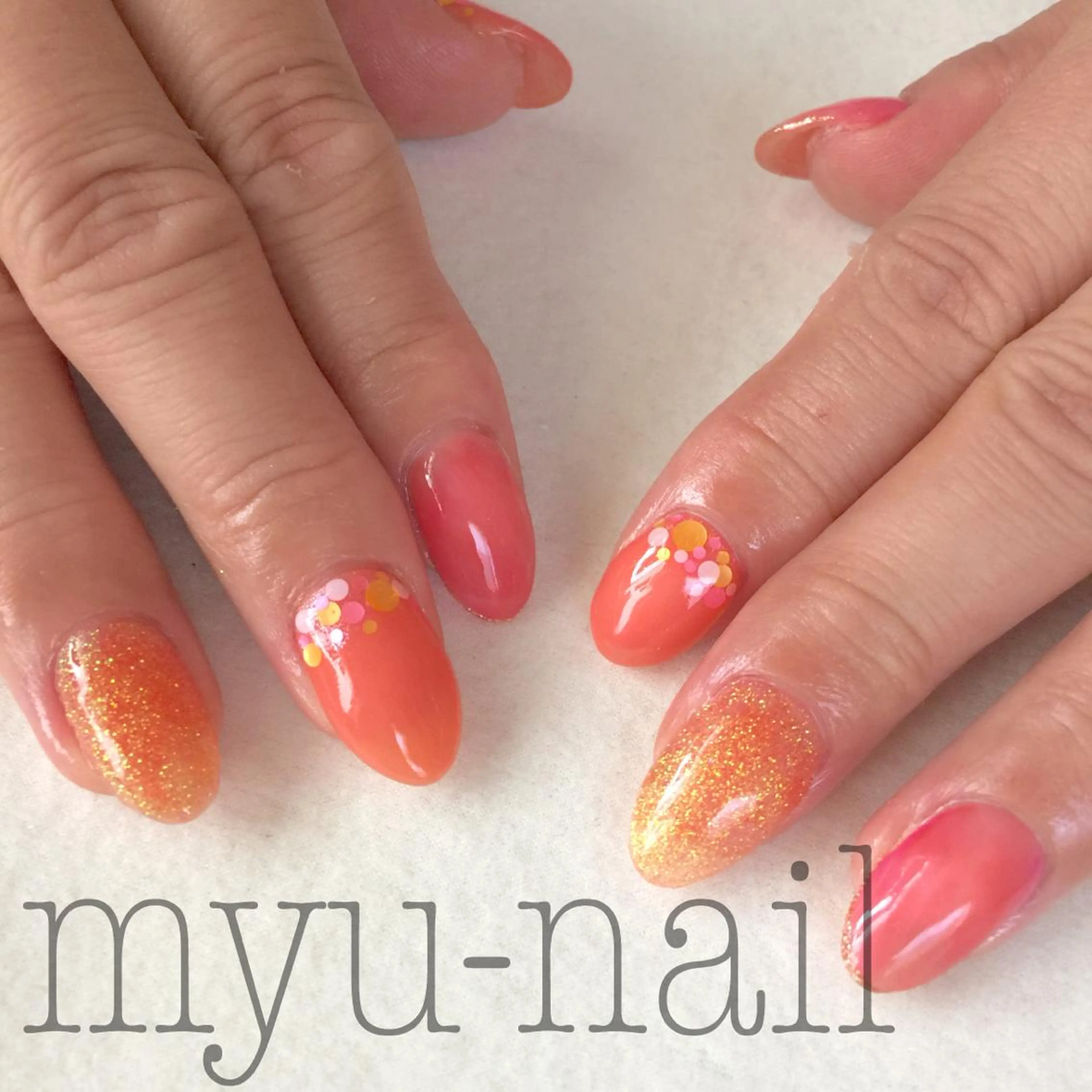 ネイル ハンドネイル ホームサロン myu-nailのネイルデザイン