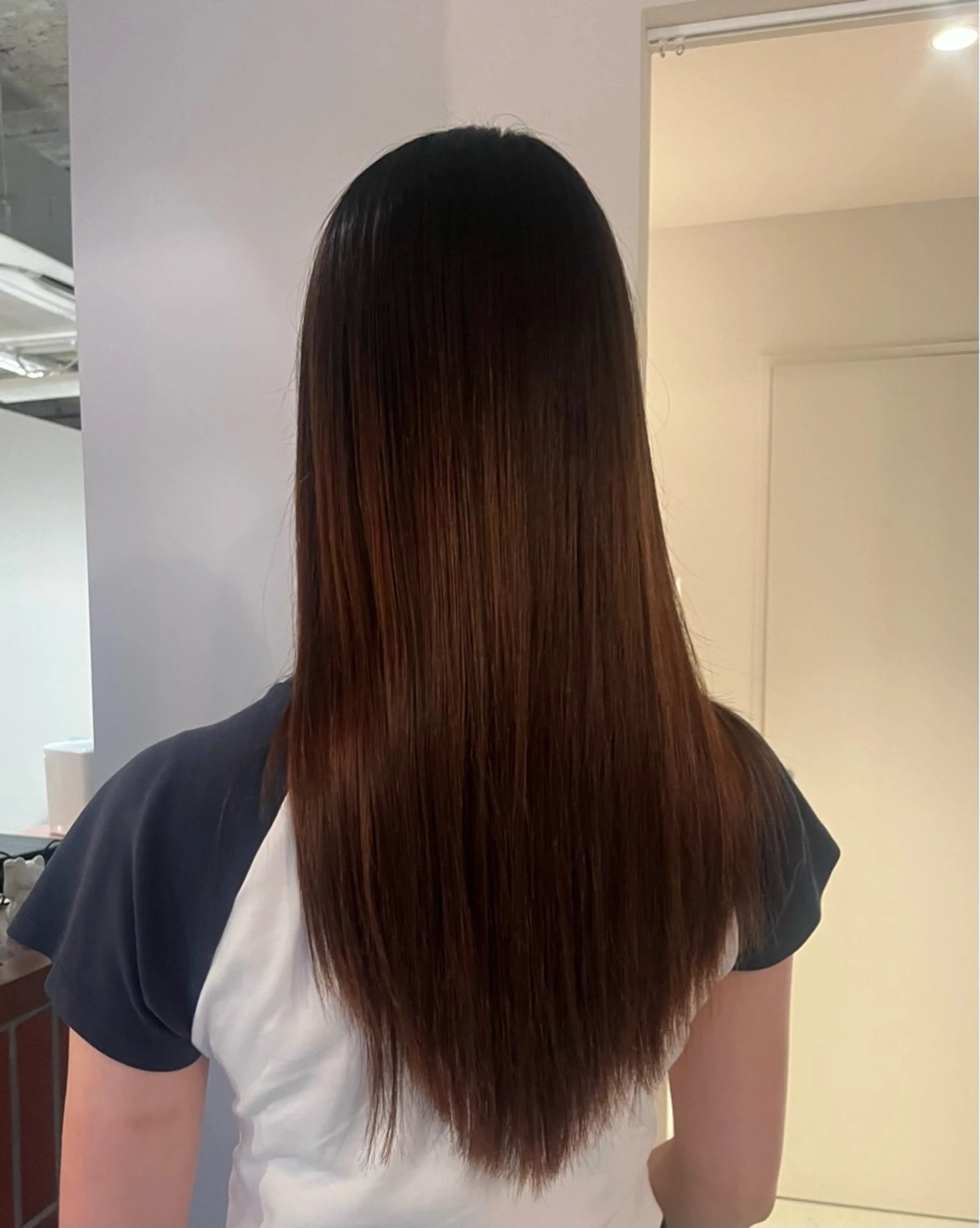 《🌕4月限定🌕》カット+ケアストレートパーマ/髪質改善縮毛+Sherpa トリートメント ※補足説明を確認の写真