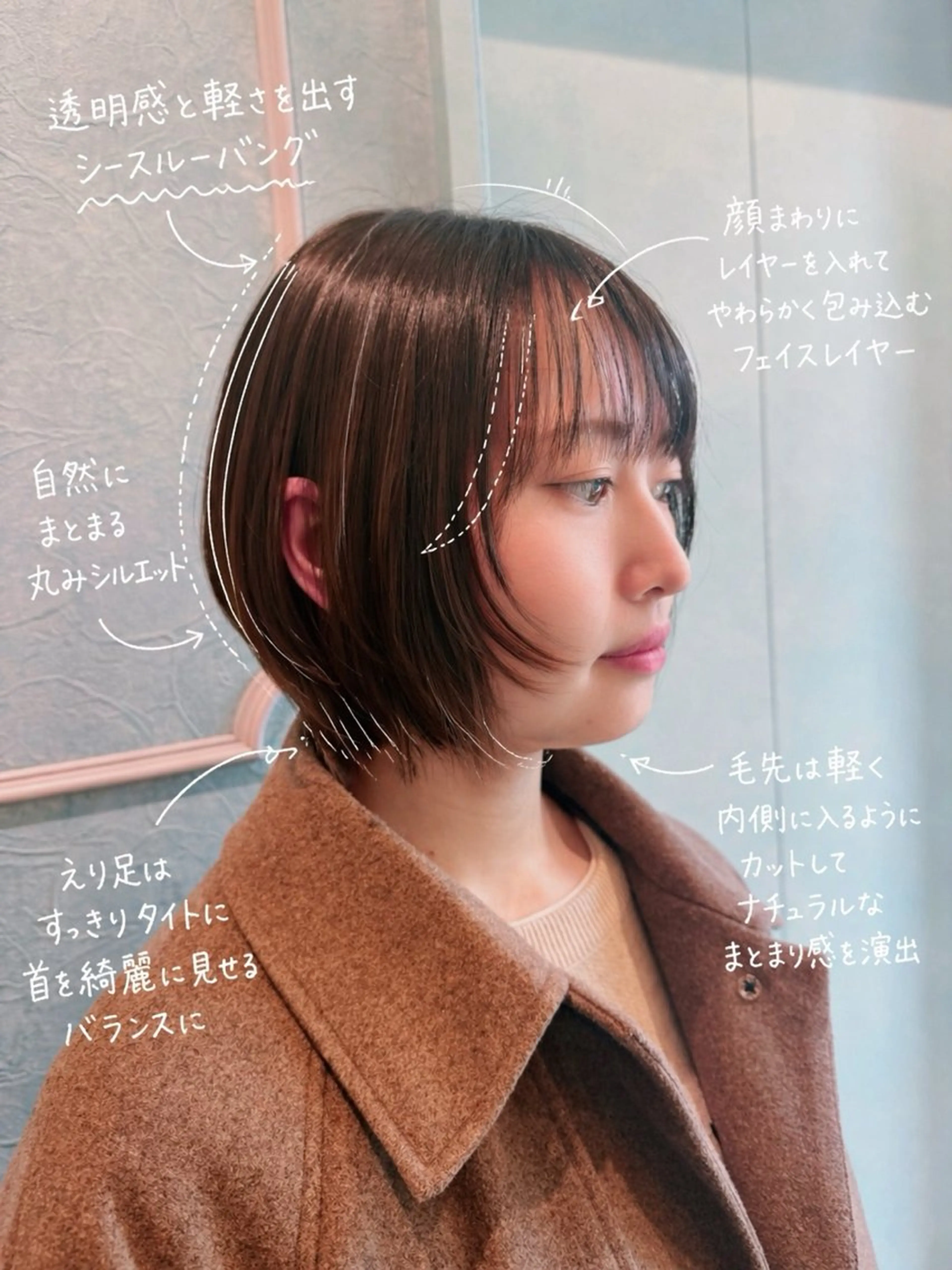 ショート カット ヘアカラー トリートメント rina似合わせ レイヤー/メンズのヘアスタイル