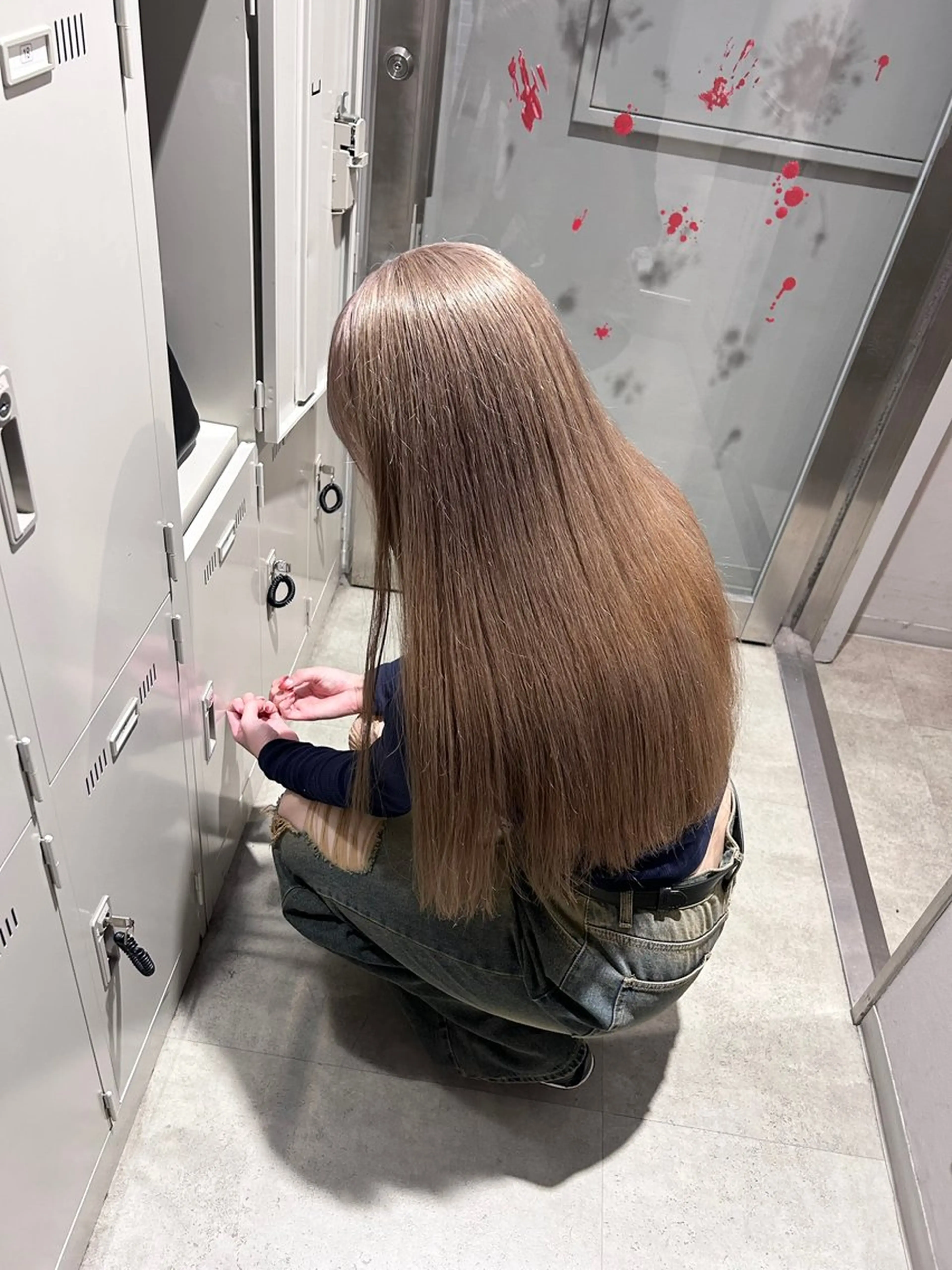 カラー ヘアカラー トリートメント 透明感ベージュ🤎 ナチュラルレイヤーのヘアスタイル