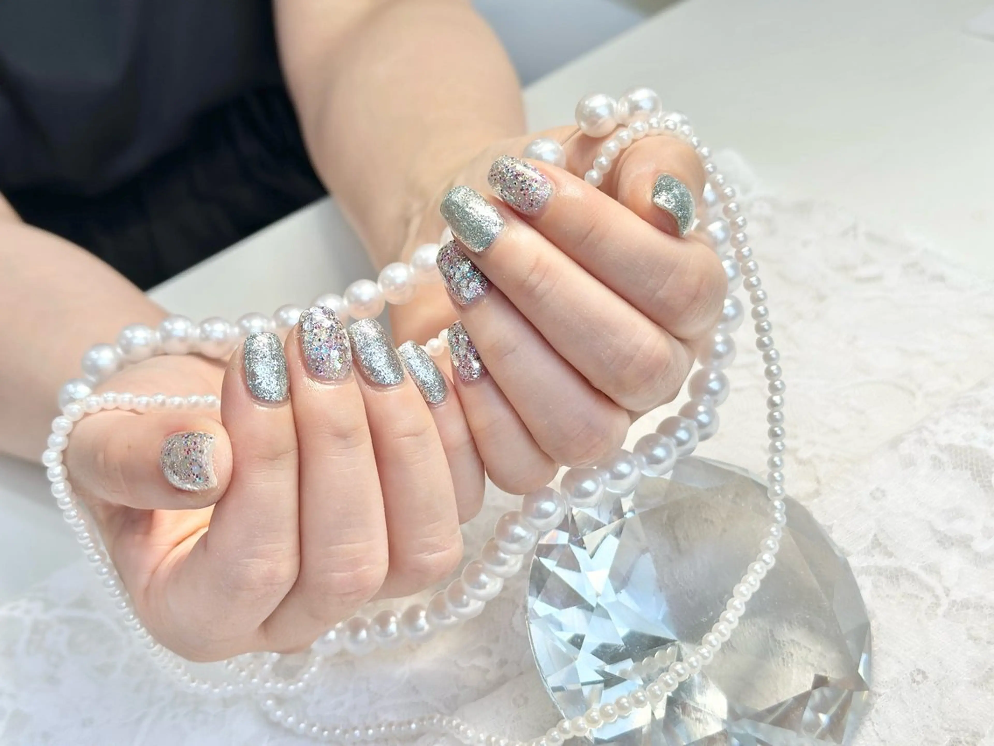 ネイル ラメ(グリッター) SATORI .のネイルデザイン