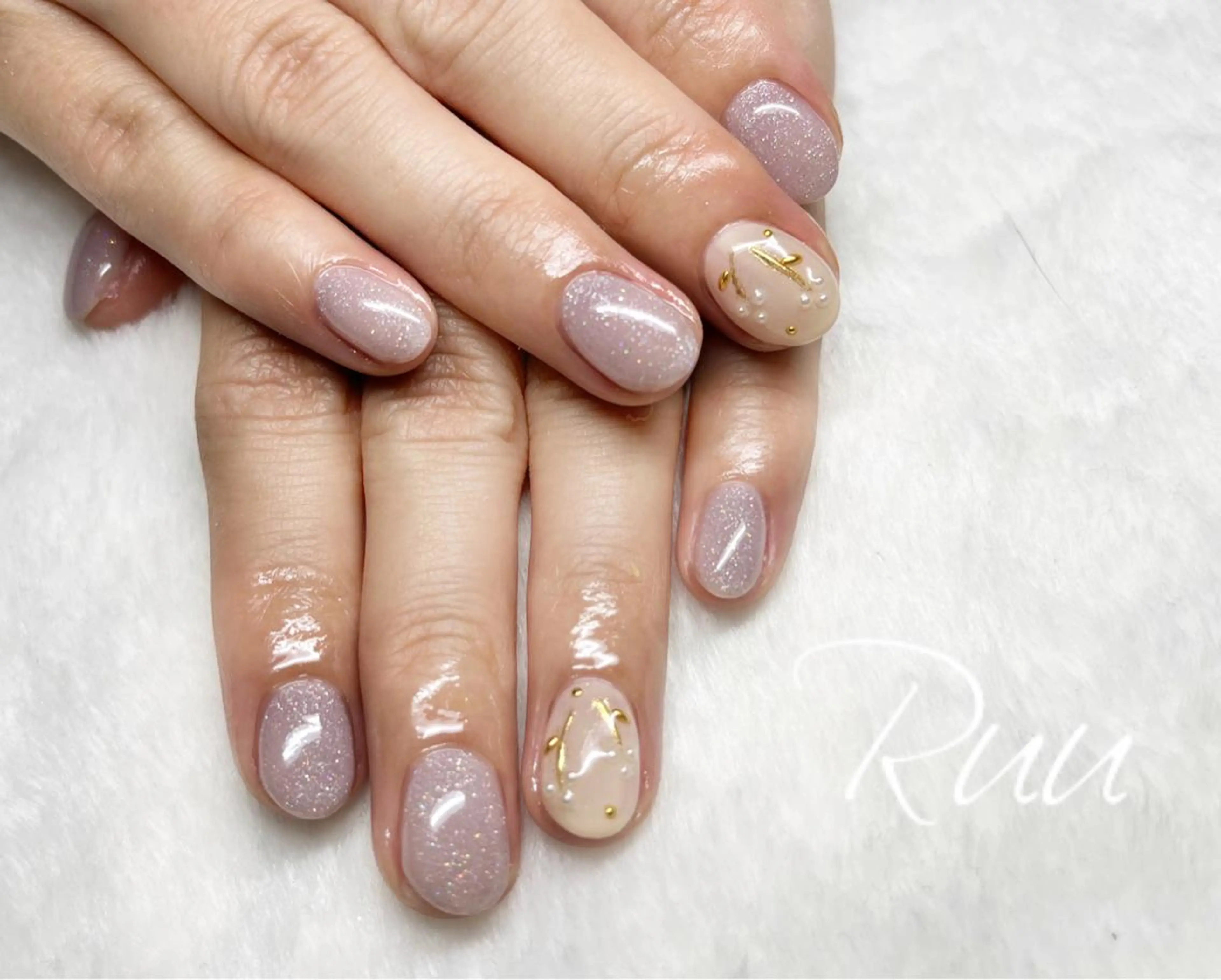 ネイル アートネイル フットネイル フレンチネイル キラキラネイル 韓国ネイル Nail salon Ruuのネイルデザイン
