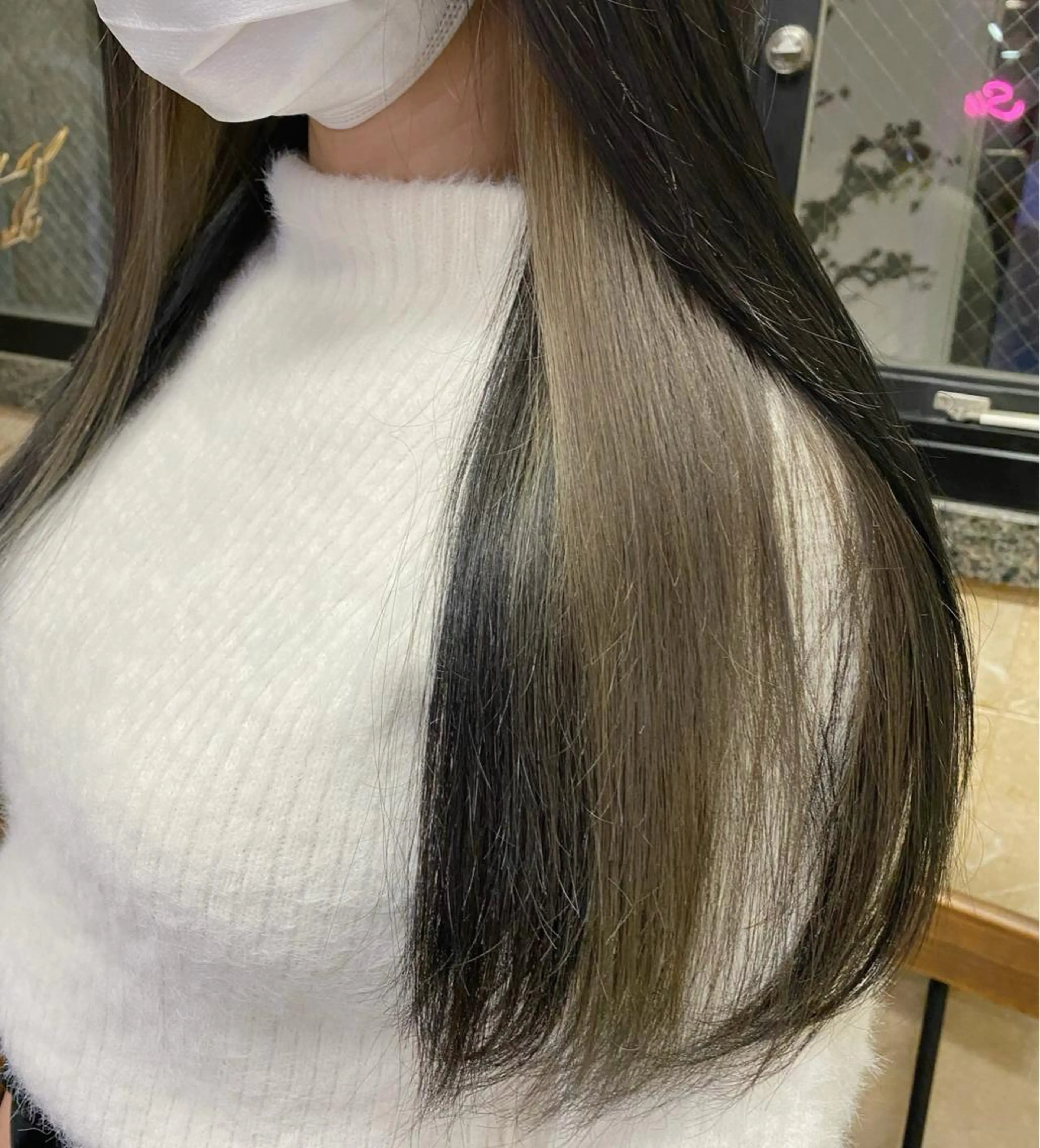 ロング 韓国レイヤー/透明感 カラー🦋mioのヘアスタイル