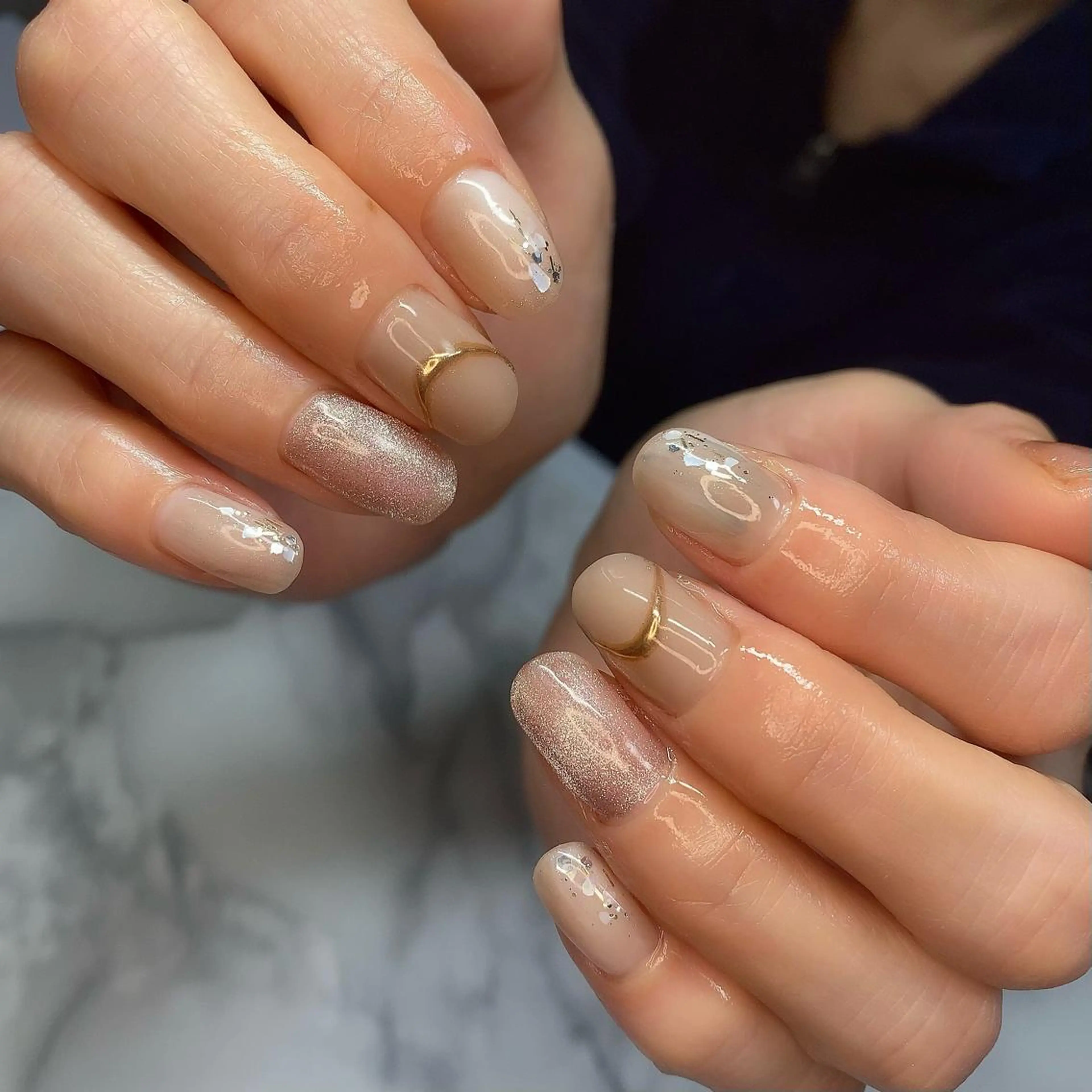 ネイル アートネイル ミラーネイル S Nailのネイルデザイン