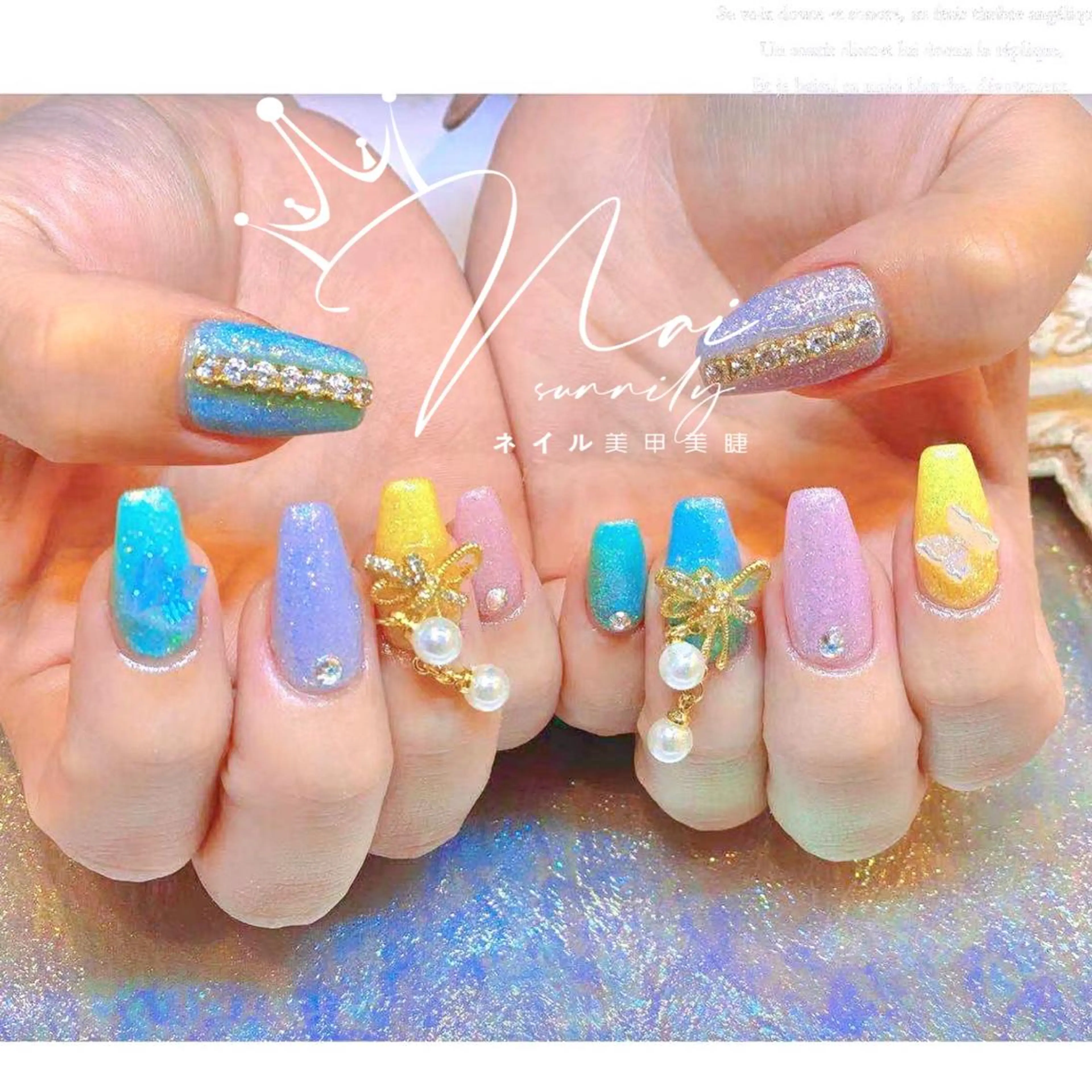 ネイル 長さだし専門店 M2　rikaのネイルデザイン