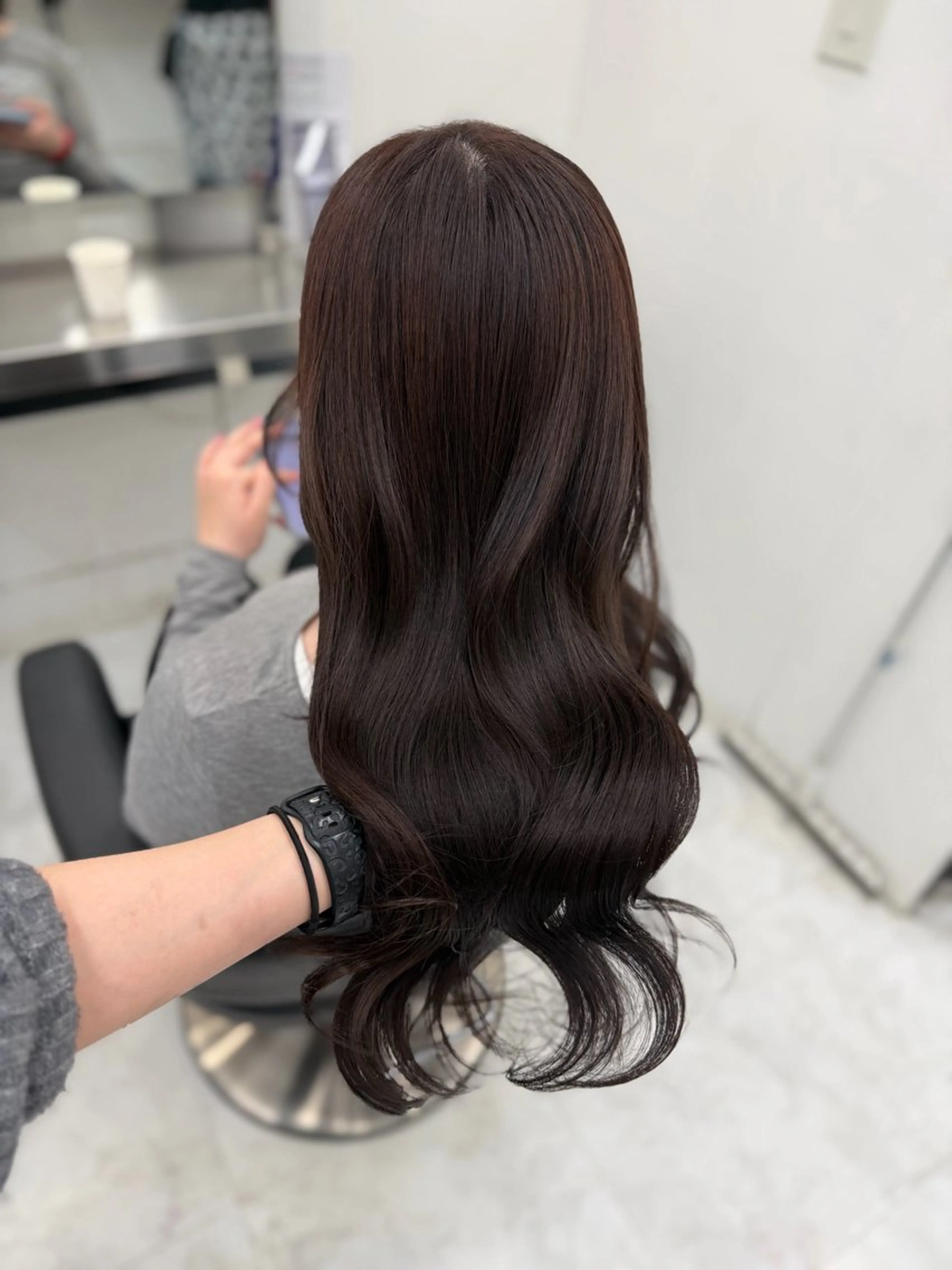 カラー カット ヘアカラー トリートメント 透ける透明感カラー 🎀anju/渋谷のヘアスタイル