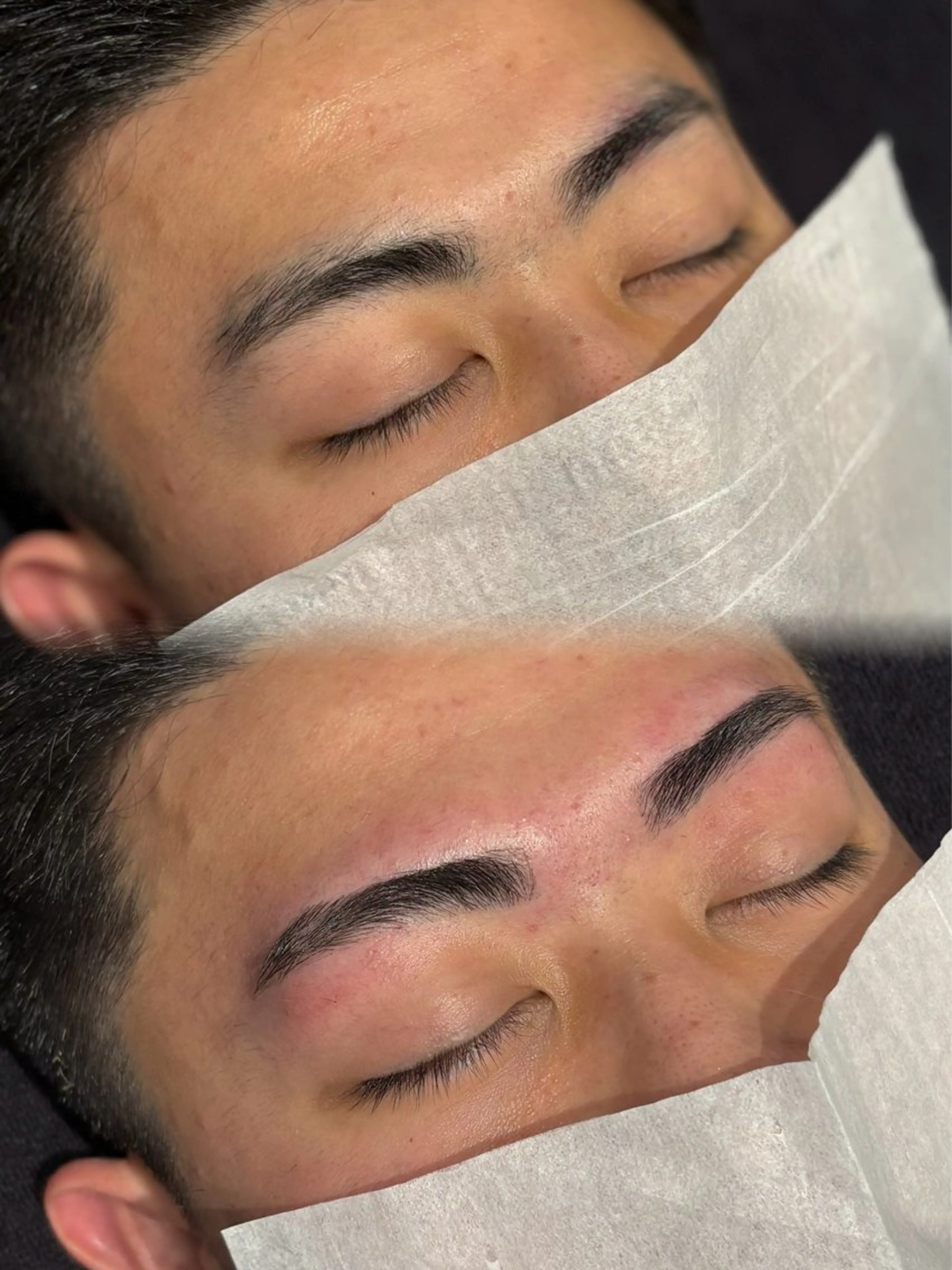 アイブロウ メンズアイブロウ 眉毛ワックス脱毛 岩田 礼気のマツエク・マツパデザイン