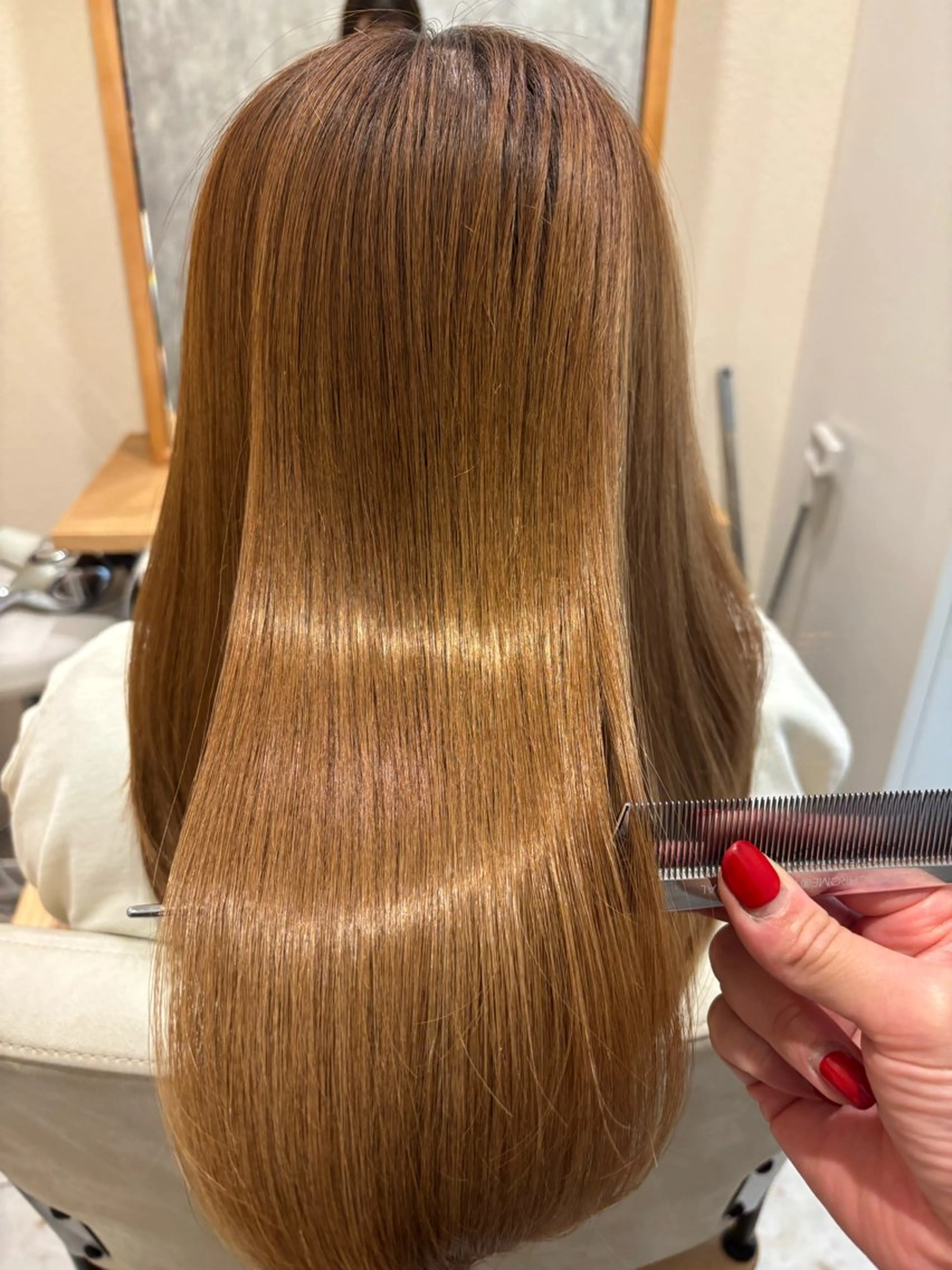 ロング KAEDE💖 縮毛矯正/艶カラーのヘアスタイル