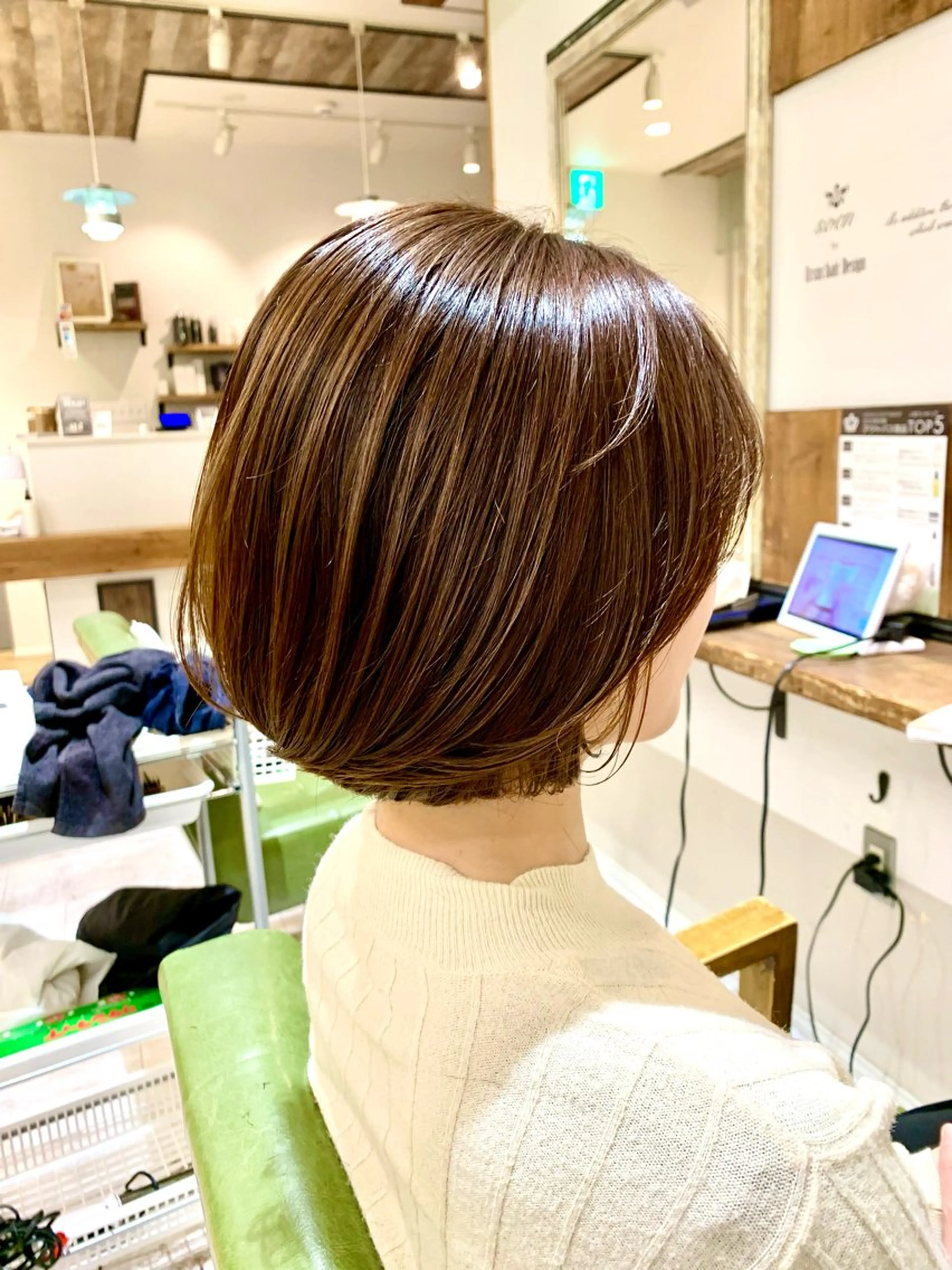 ショート カラー rinrin hair care & head spa 天文館所属・rinrin 天文館のヘアスタイル