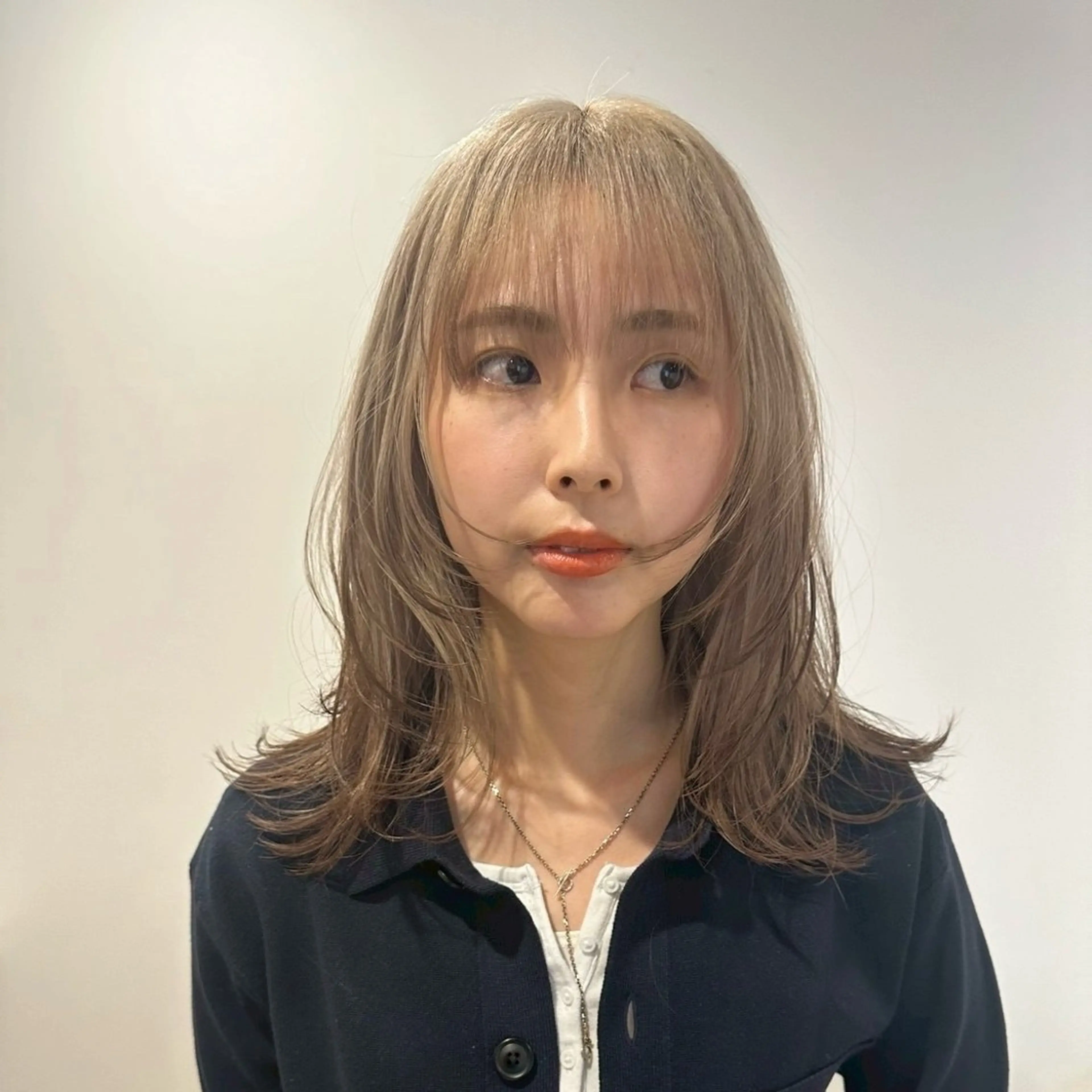 カラー カット ヘアカラー トリートメント ベージュカラー/栄 透明感カラー/さあらのヘアスタイル