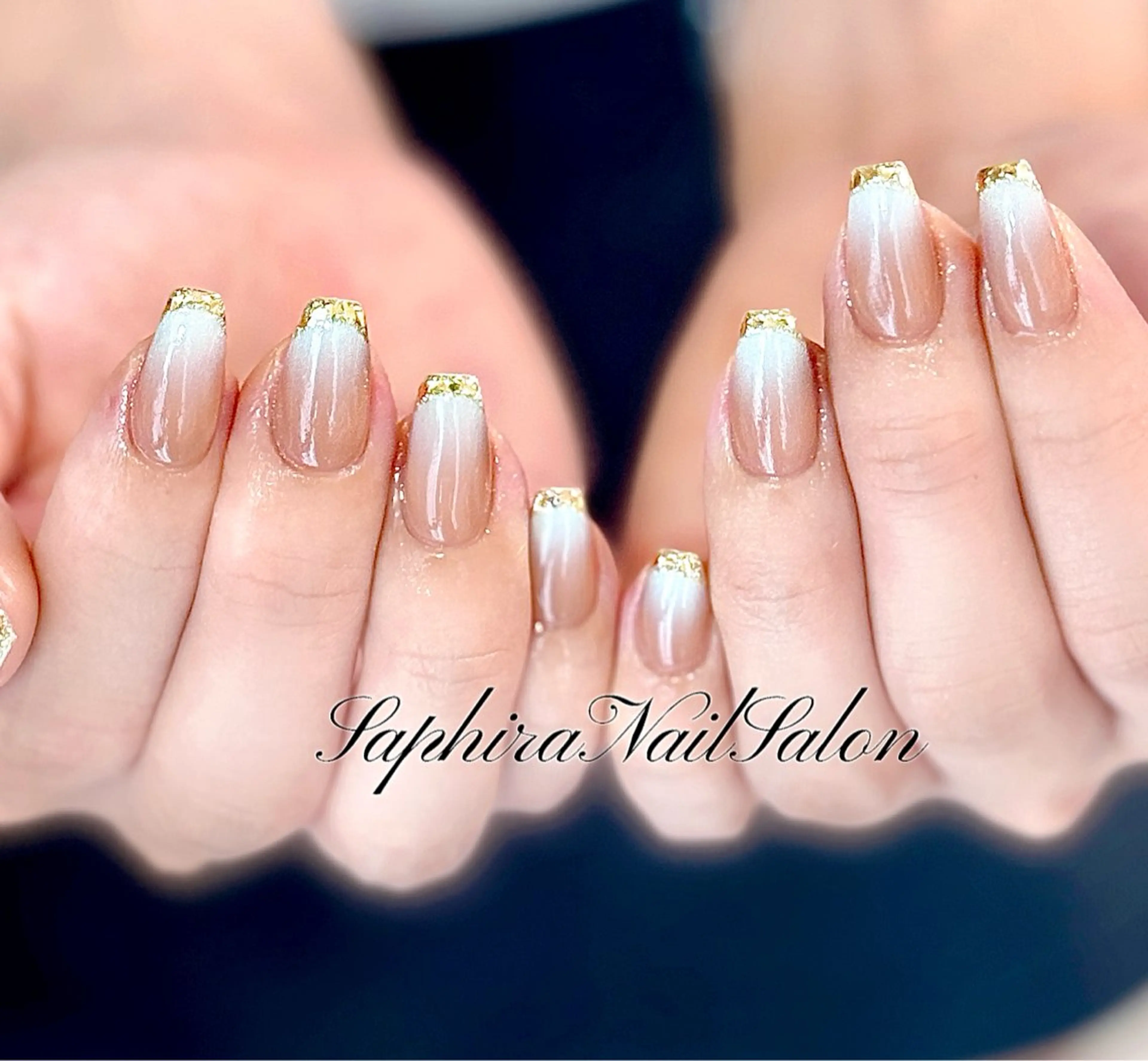 カラー ハンドネイル Saphiraネイル サロン錦糸町のネイルデザイン