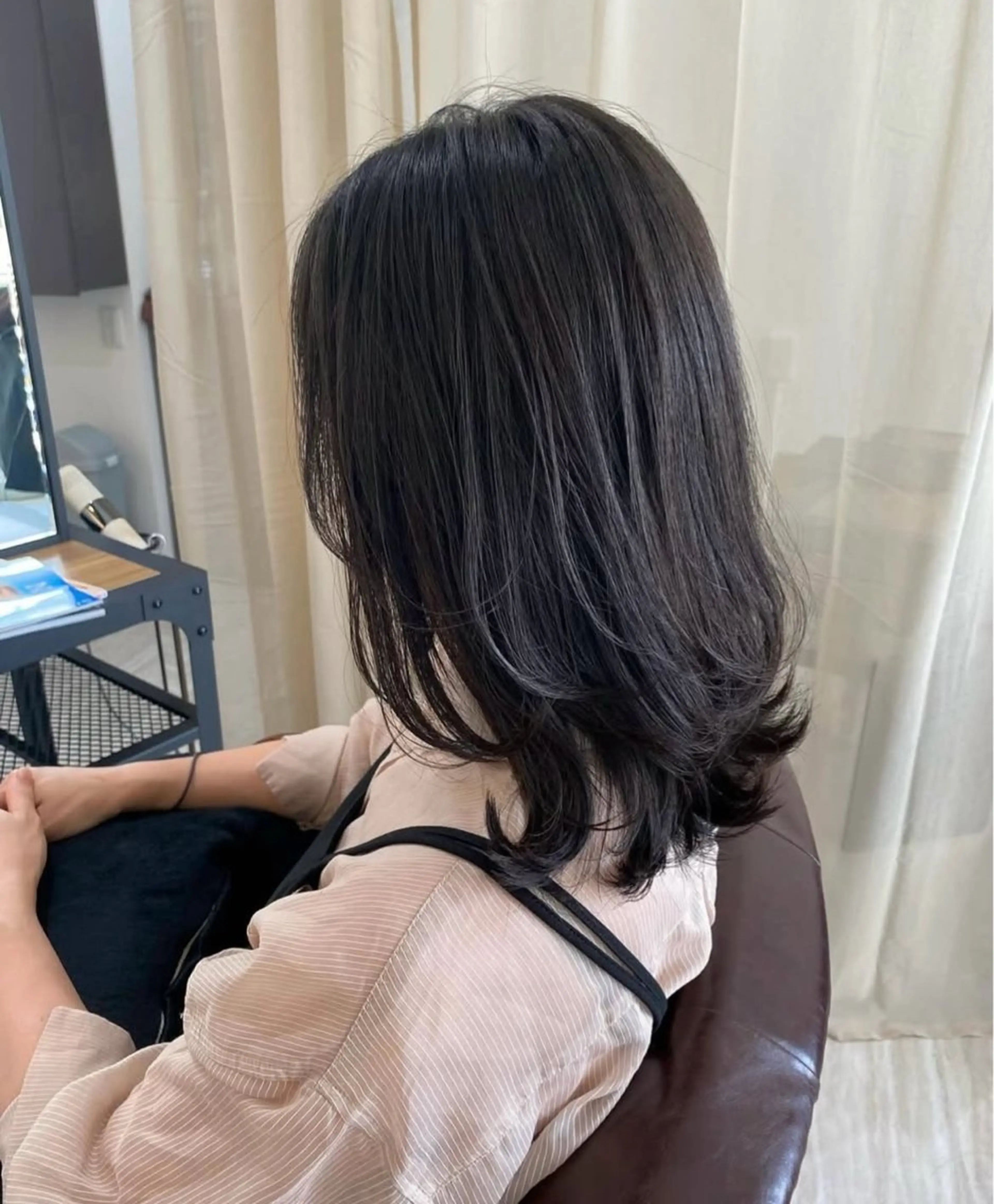 セミロング 美髪✨艶髪✨髪質改善 カラー特化❣辻本悠心のヘアスタイル