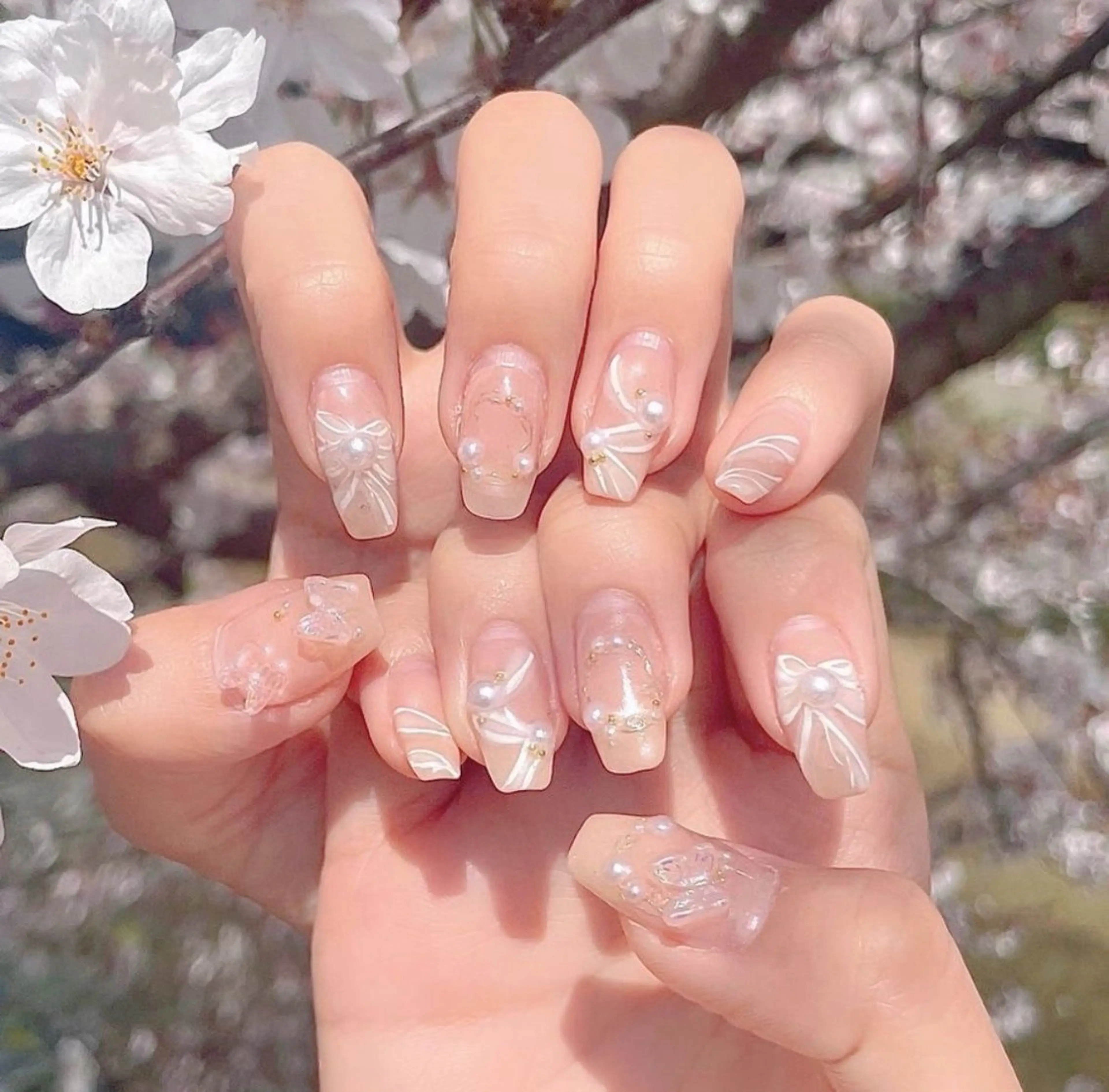 ネイル チークネイル ジェルネイル キラキラネイル 韓国ネイル マグネットネイル ハンドネイル viet phe所属・Vp ネイルのネイルデザイン