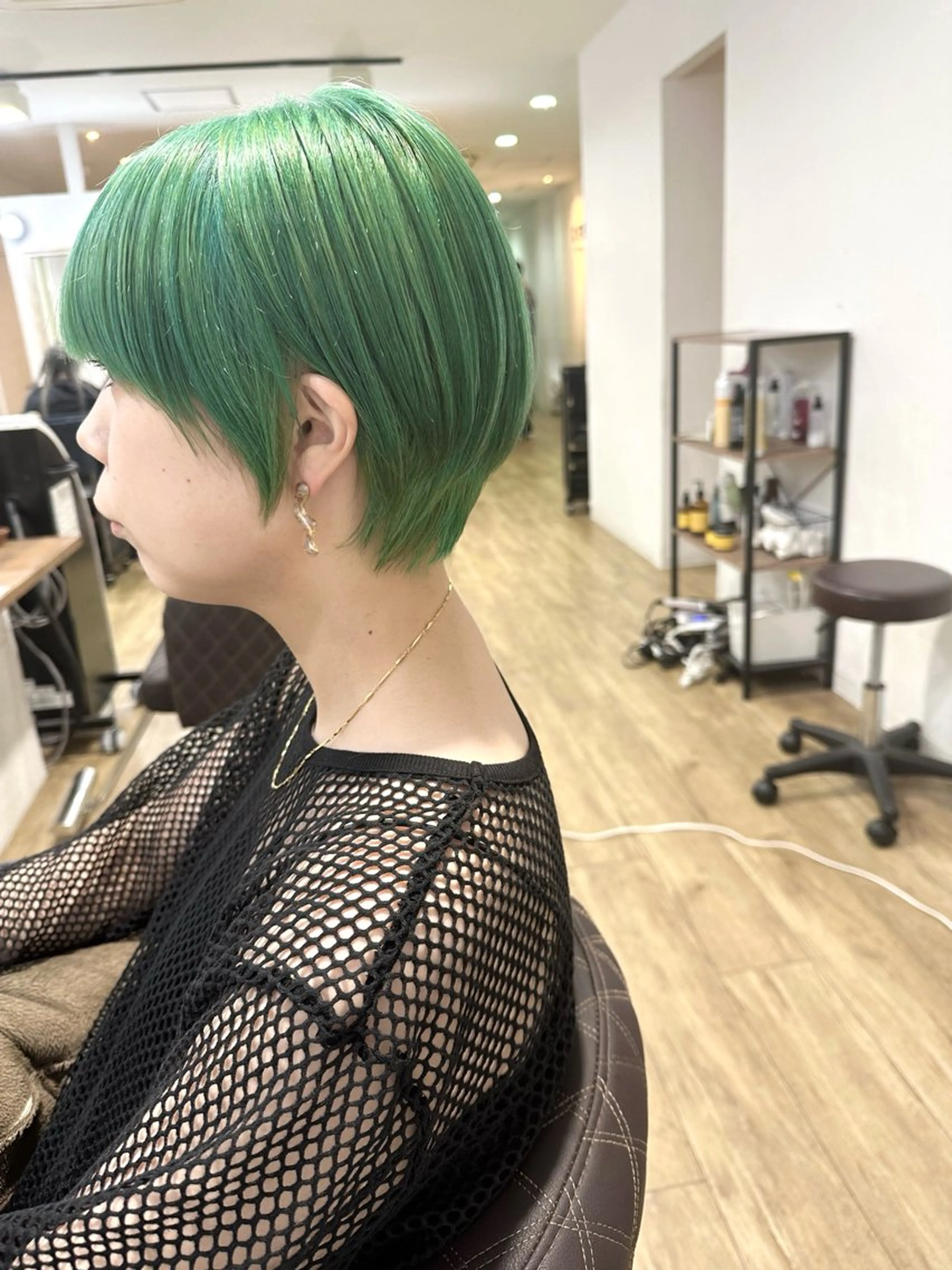 ショート ヘアカラー 大橋 聖哉のヘアスタイル