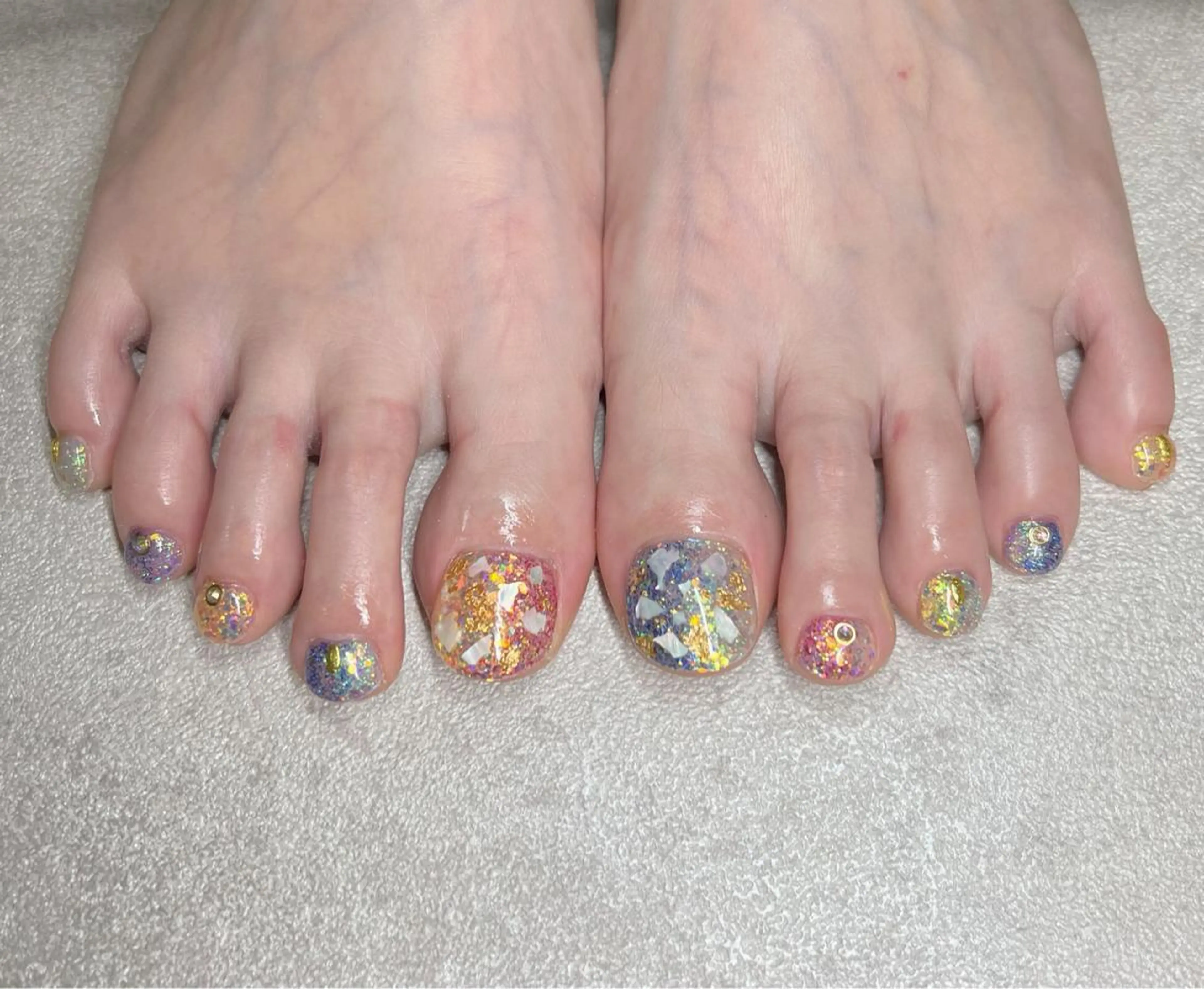 ネイル フットネイル 川端 京香のネイルデザイン