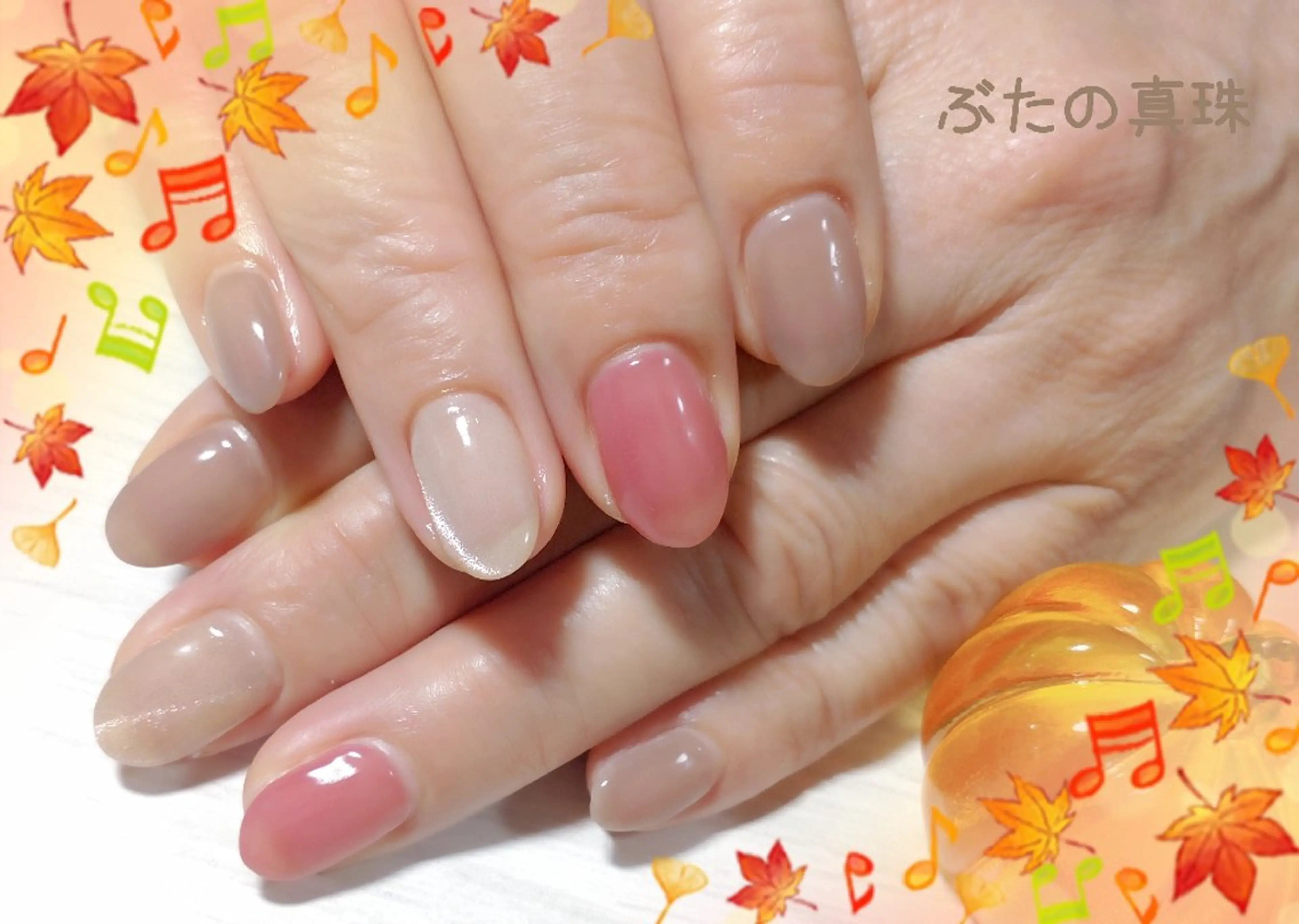 ネイル ハンドネイル 林 珠里のネイルデザイン