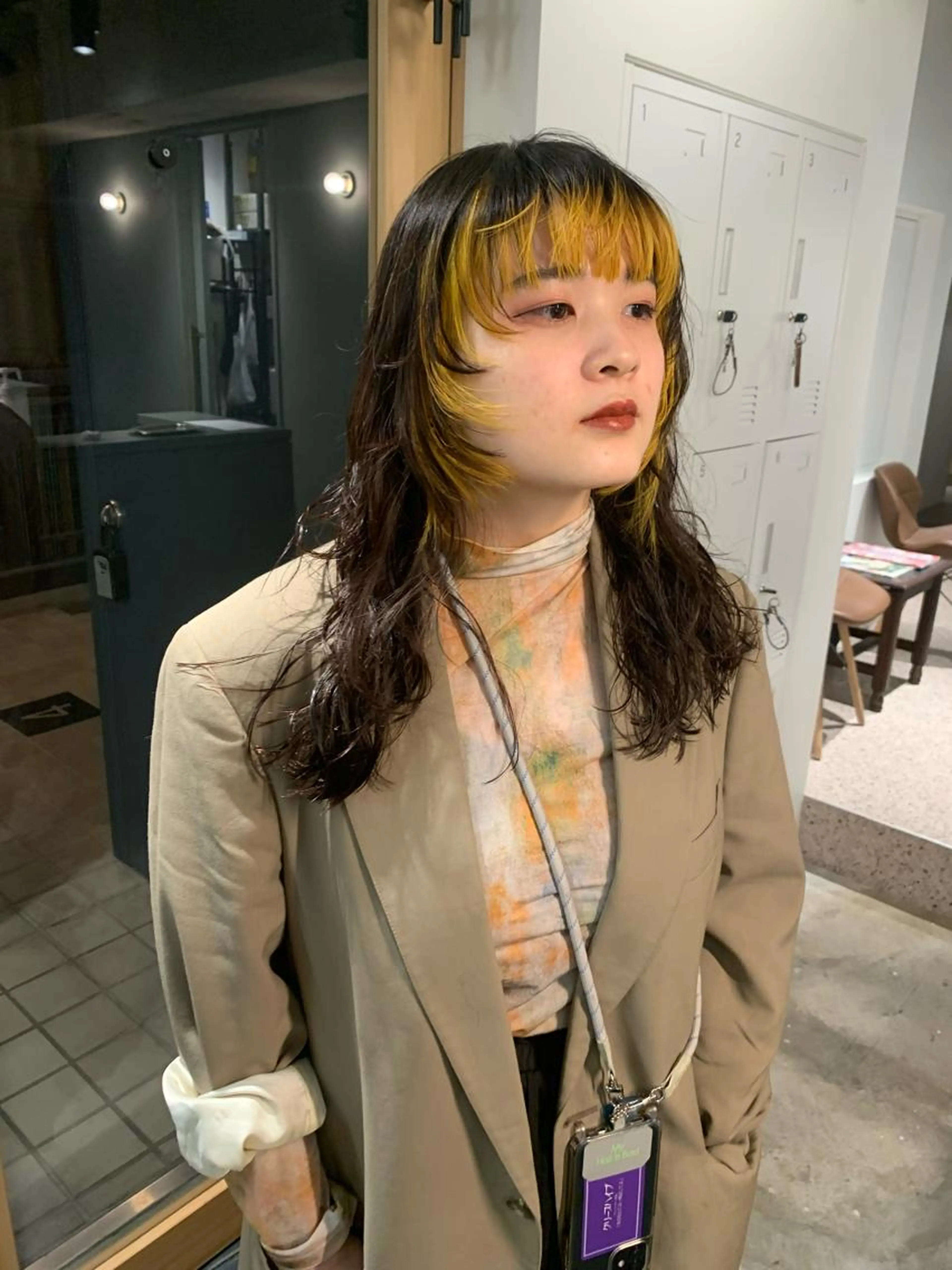 《火曜日限定》design Color➕Aujua treatment🌅🧡(インナー、アンブレラカラー等)の写真