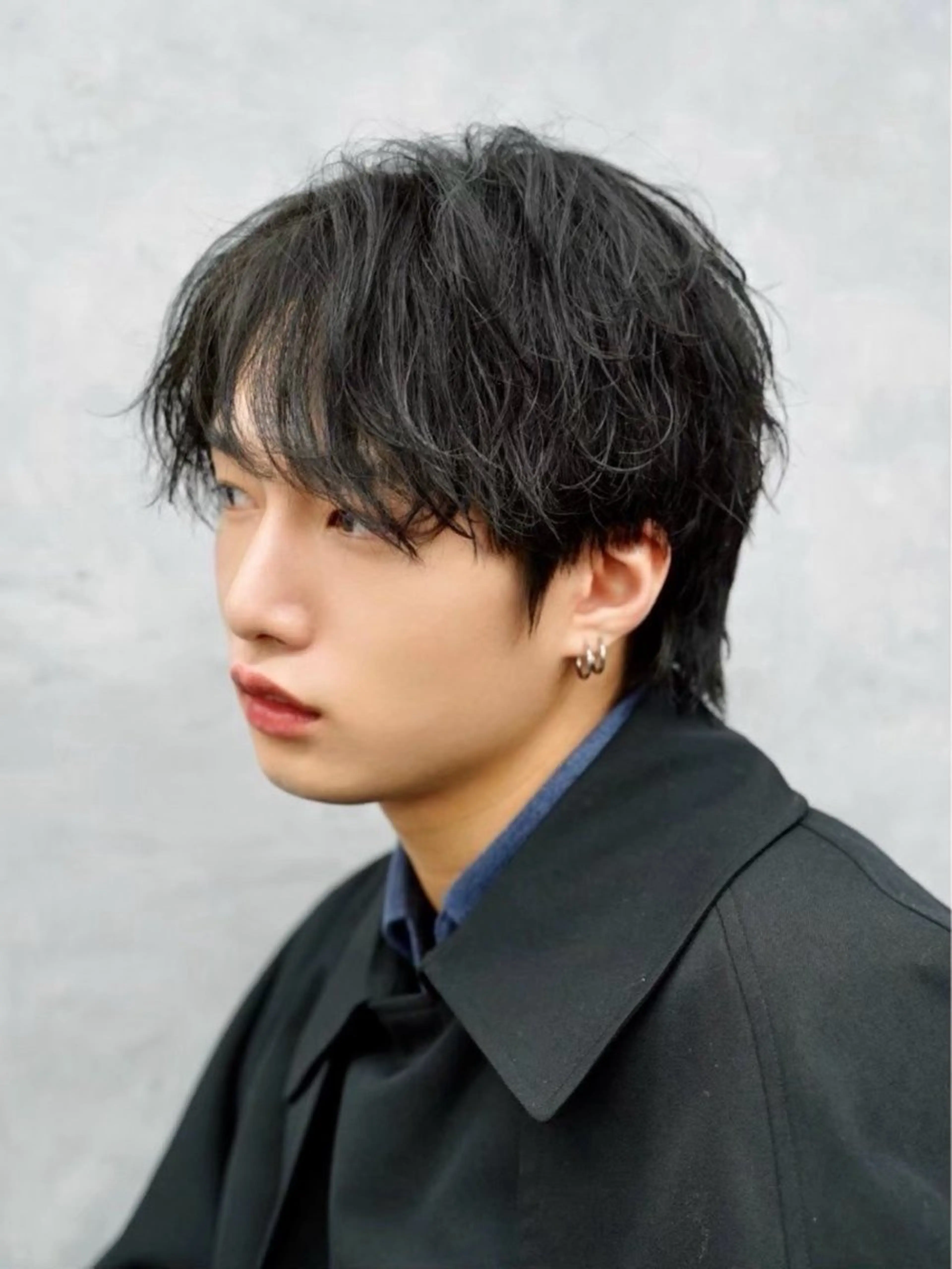 ミディアム パーマ メンズ 【メンズ専用サロン】 💈小林遥希💈のヘアスタイル