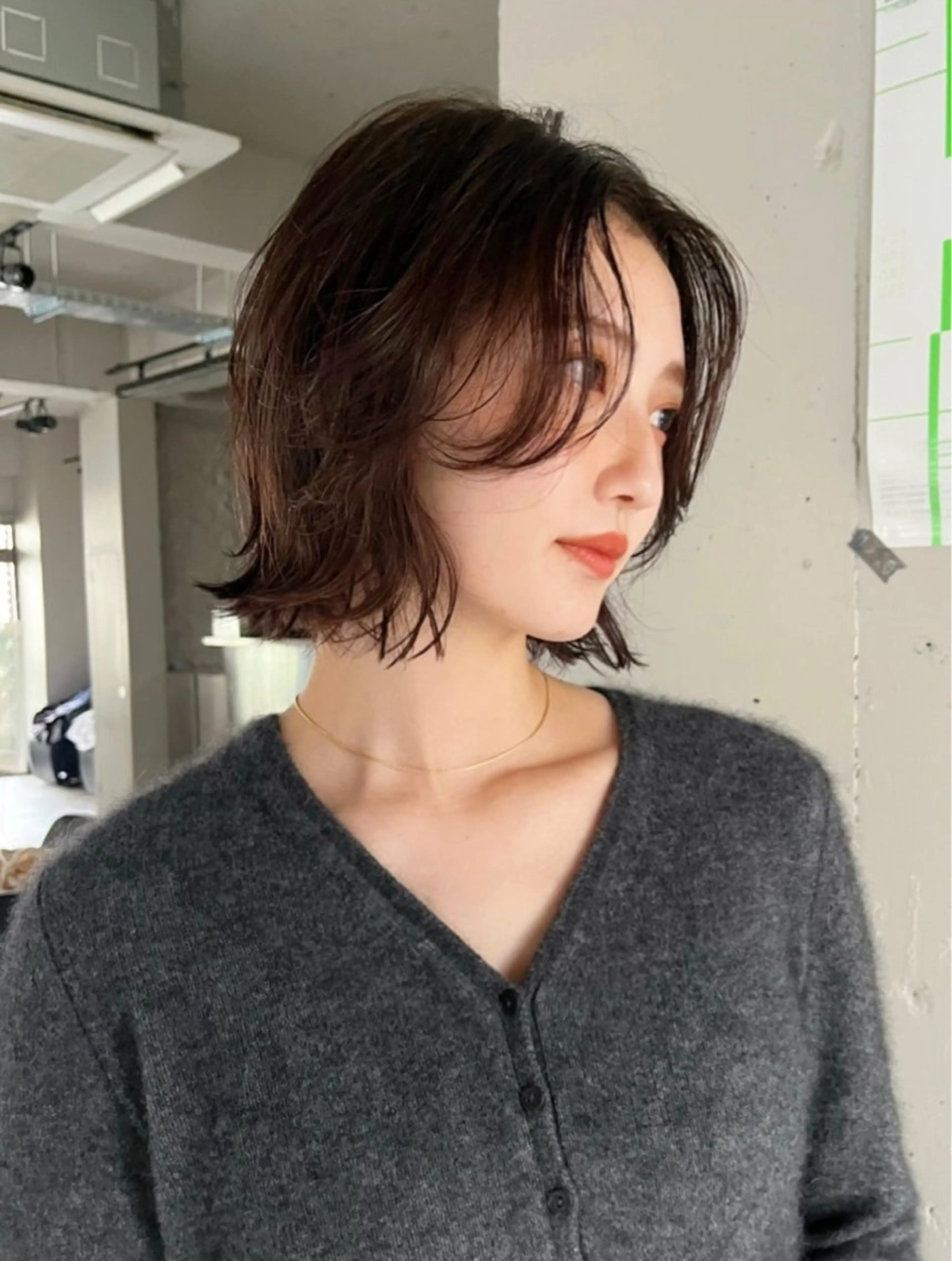 ショート ボブ 似合わせボブ🤍 女性らしさのあるヘアのヘアスタイル