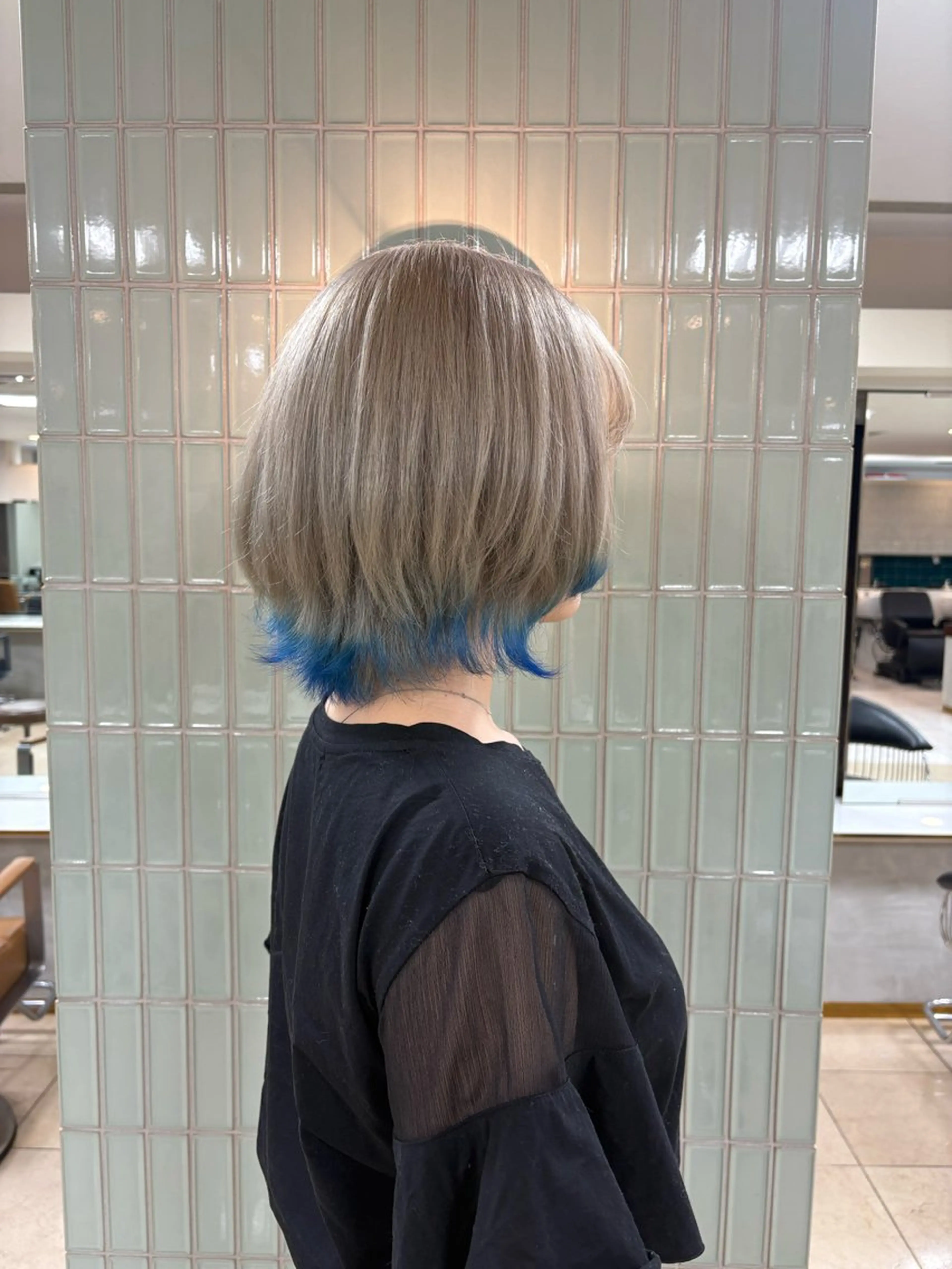 カラー デザインカラー 🌿新宿 カットモデル🫧のヘアスタイル