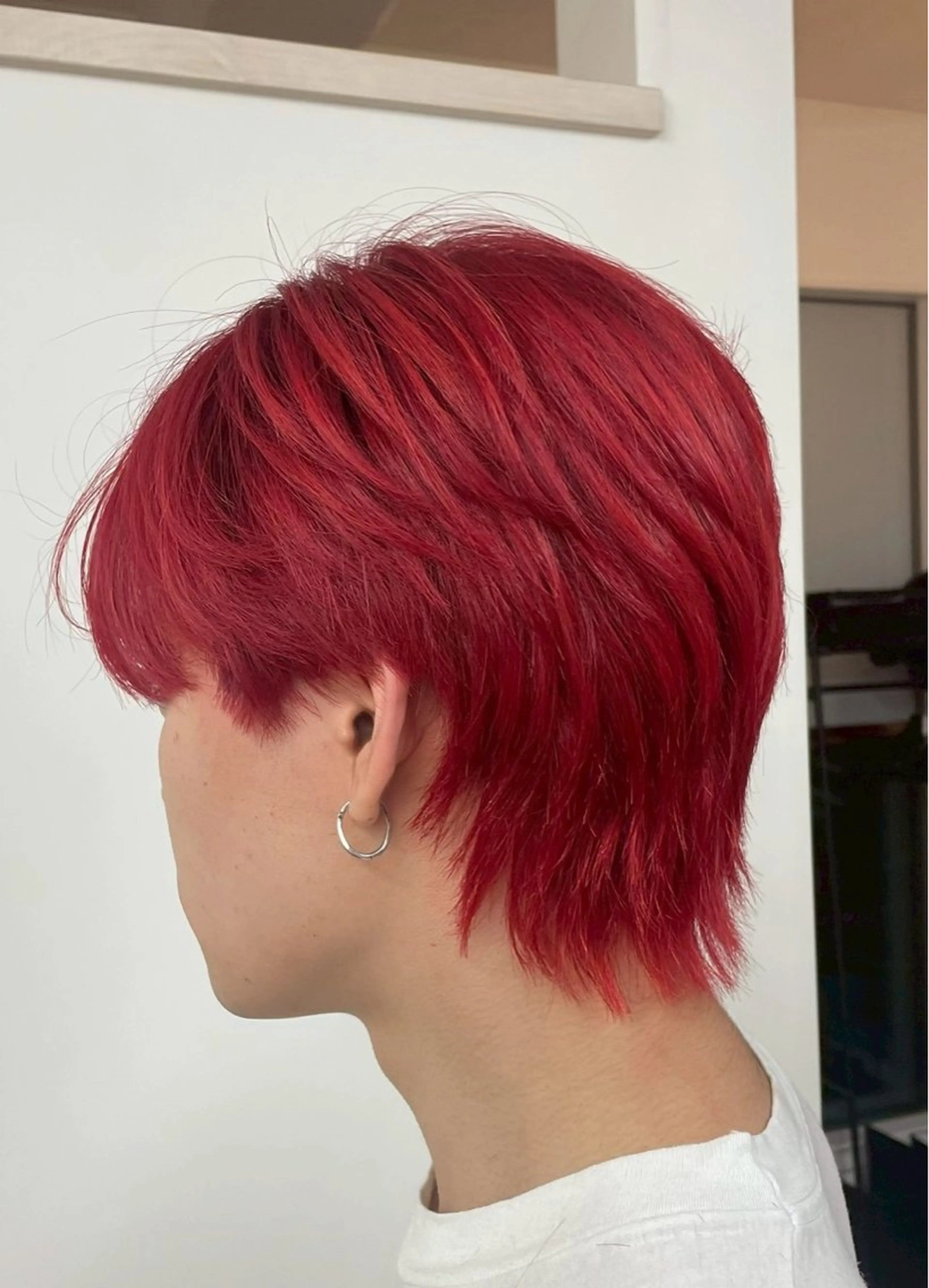 カラー 富田 妃花栞のヘアスタイル