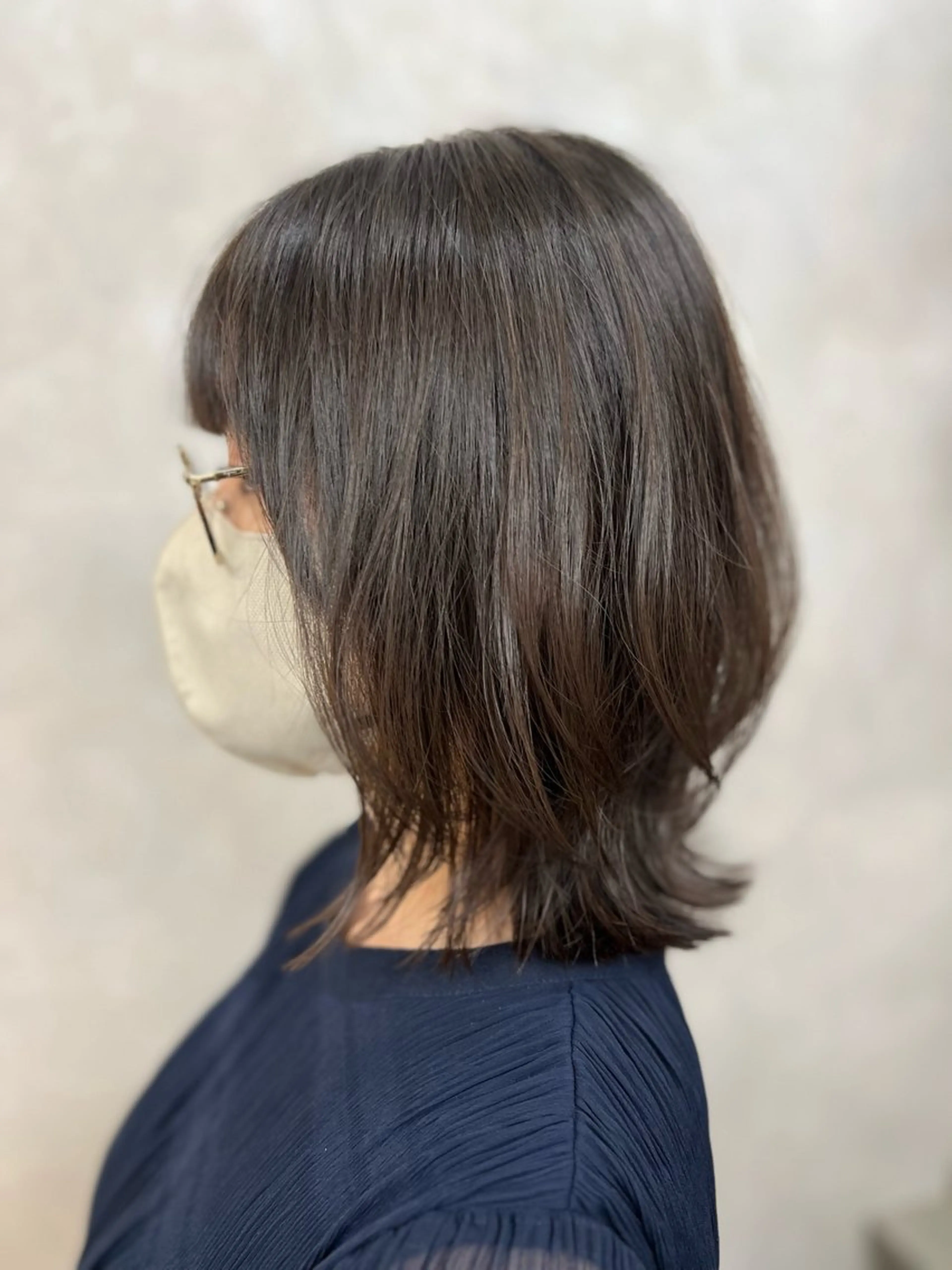 ミディアム ミディアムレイヤー レイヤーカット カット トリートメント 山中 欧輔のヘアスタイル