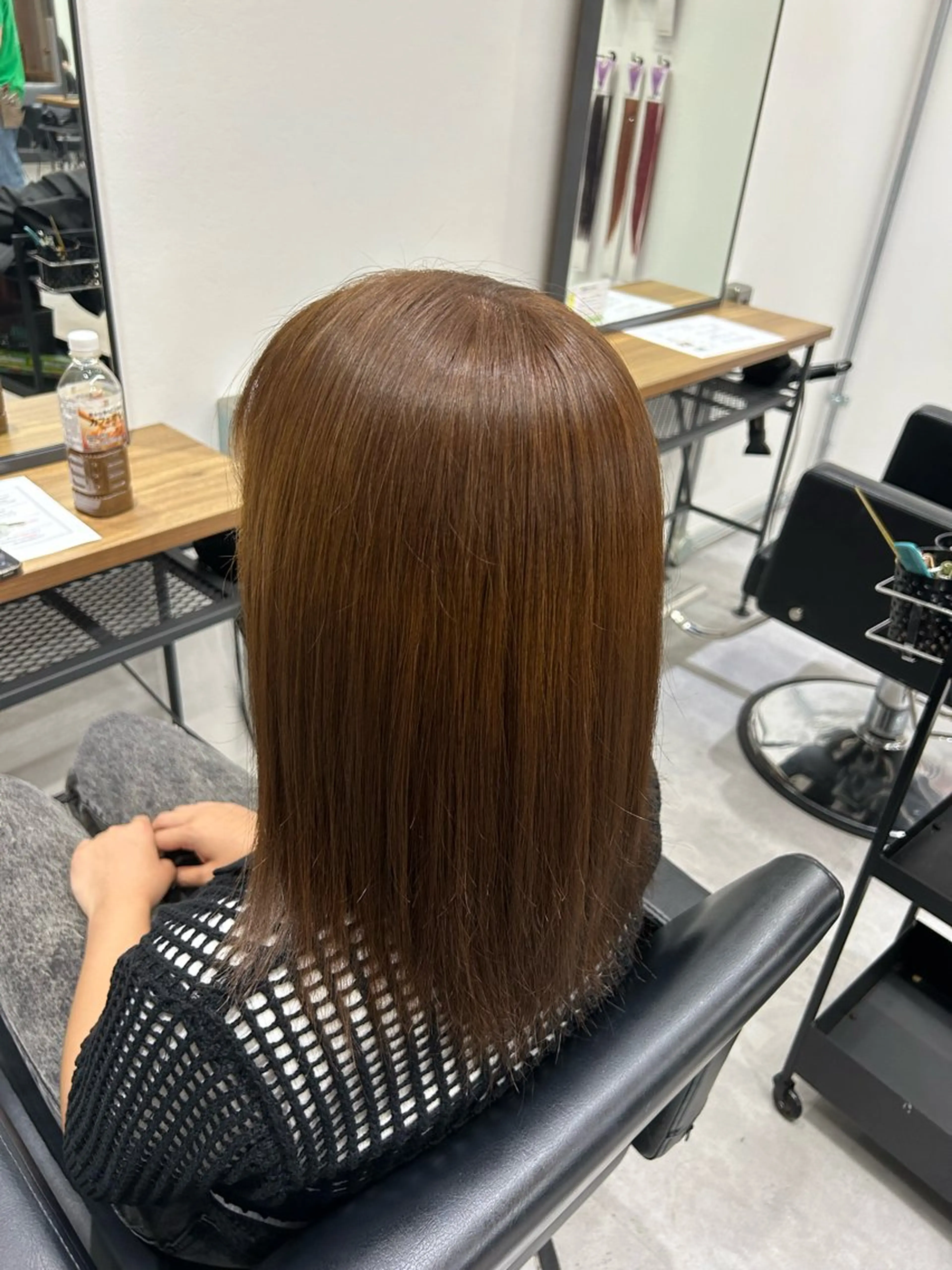 🫧透明感upワンカラー+前処理♪の写真