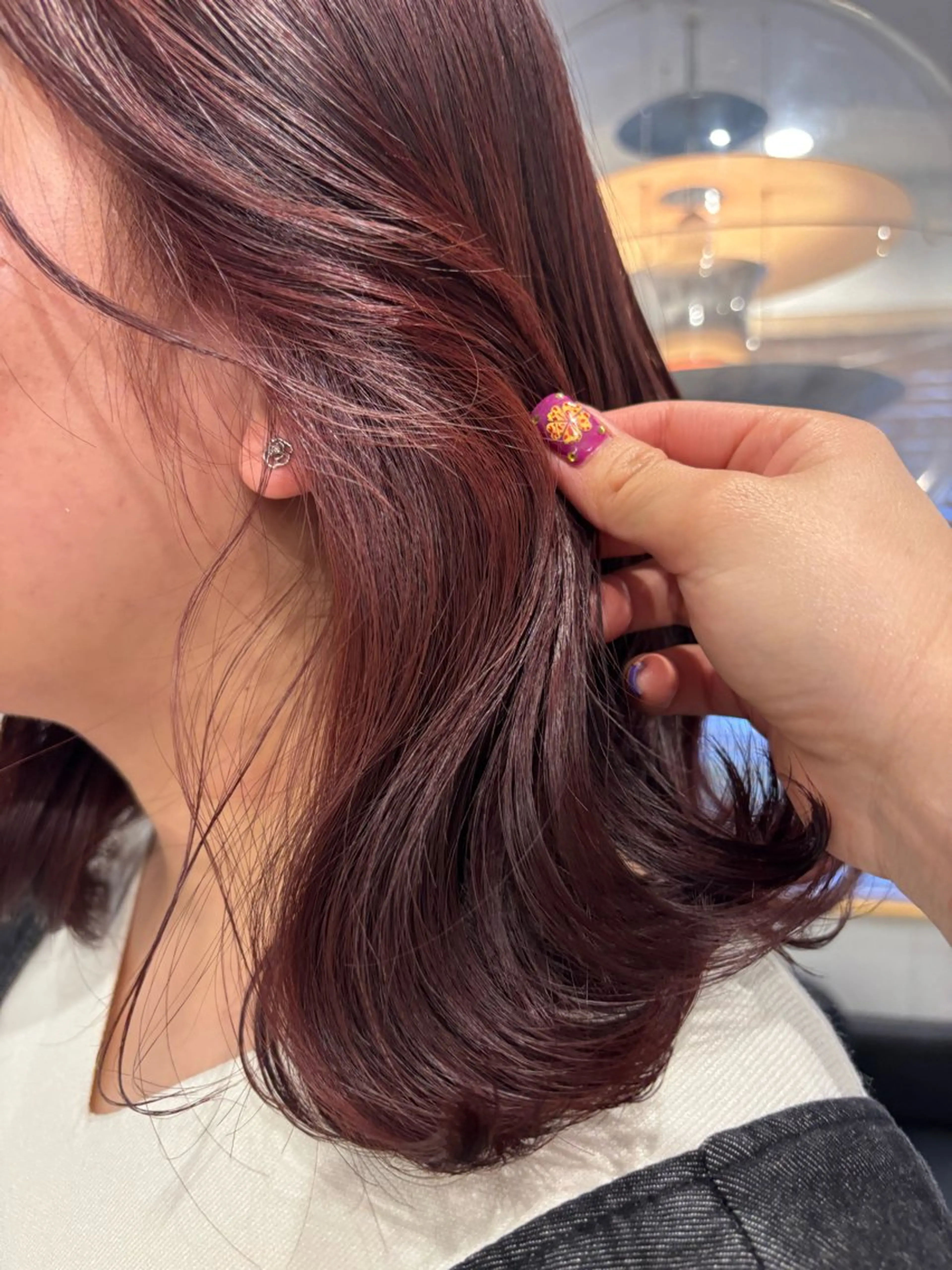カラー 熊取谷 茉那のヘアスタイル