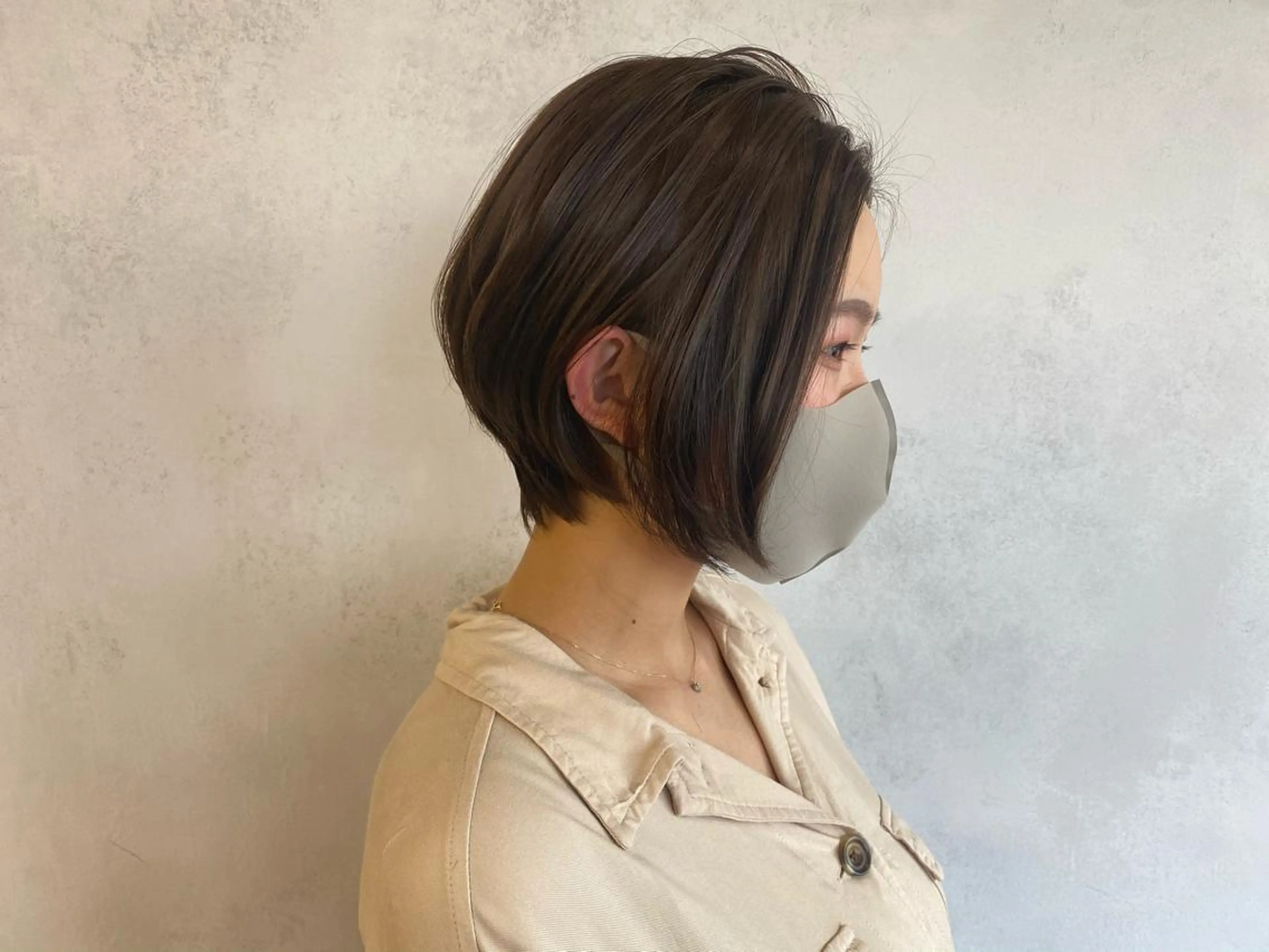 ショート ハッシュカット /レイヤー/大阪中津のヘアスタイル