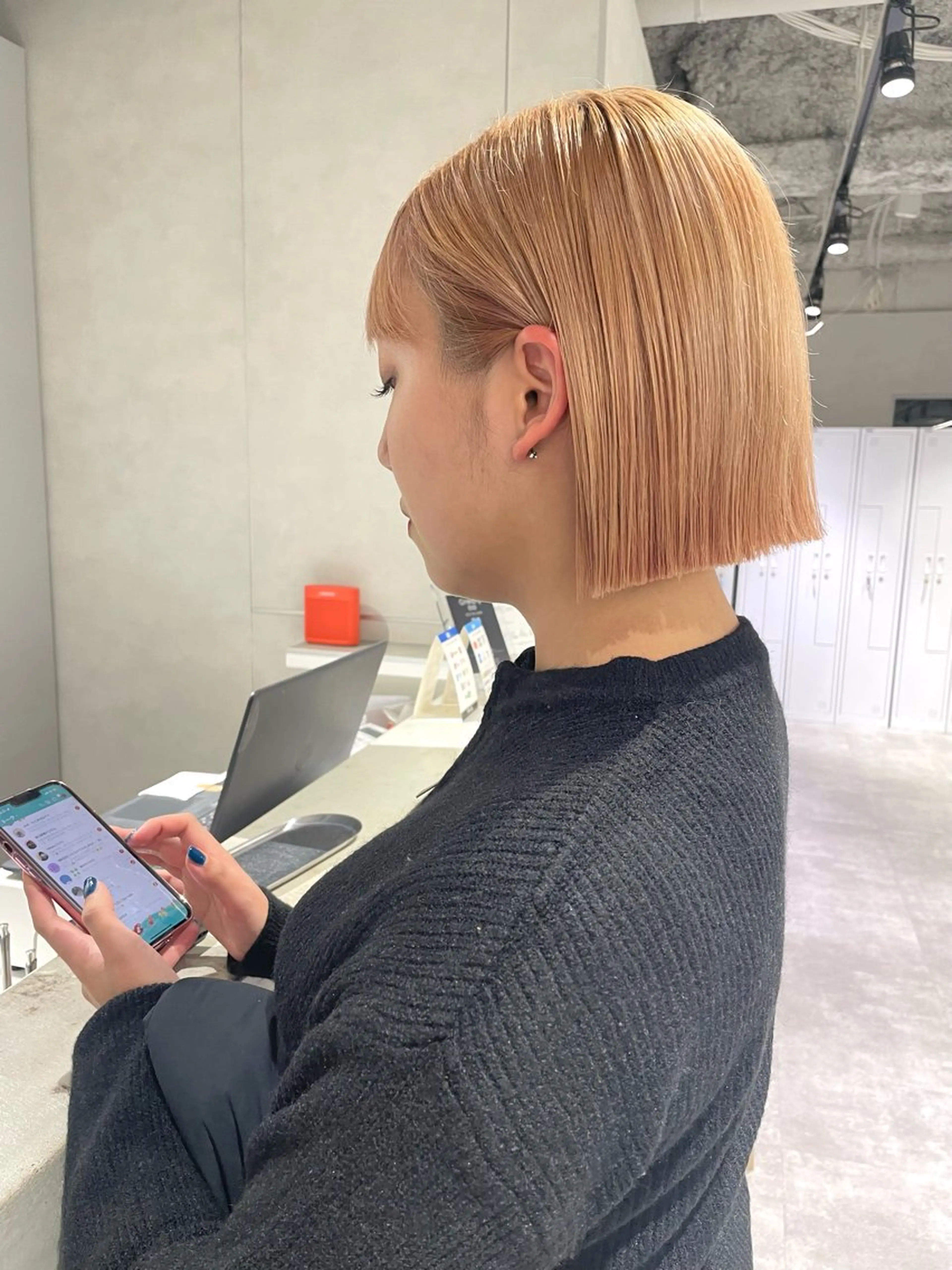 ミディアム 裕千/くびれヘア/ 韓国風ヘア/顔まわりのヘアスタイル